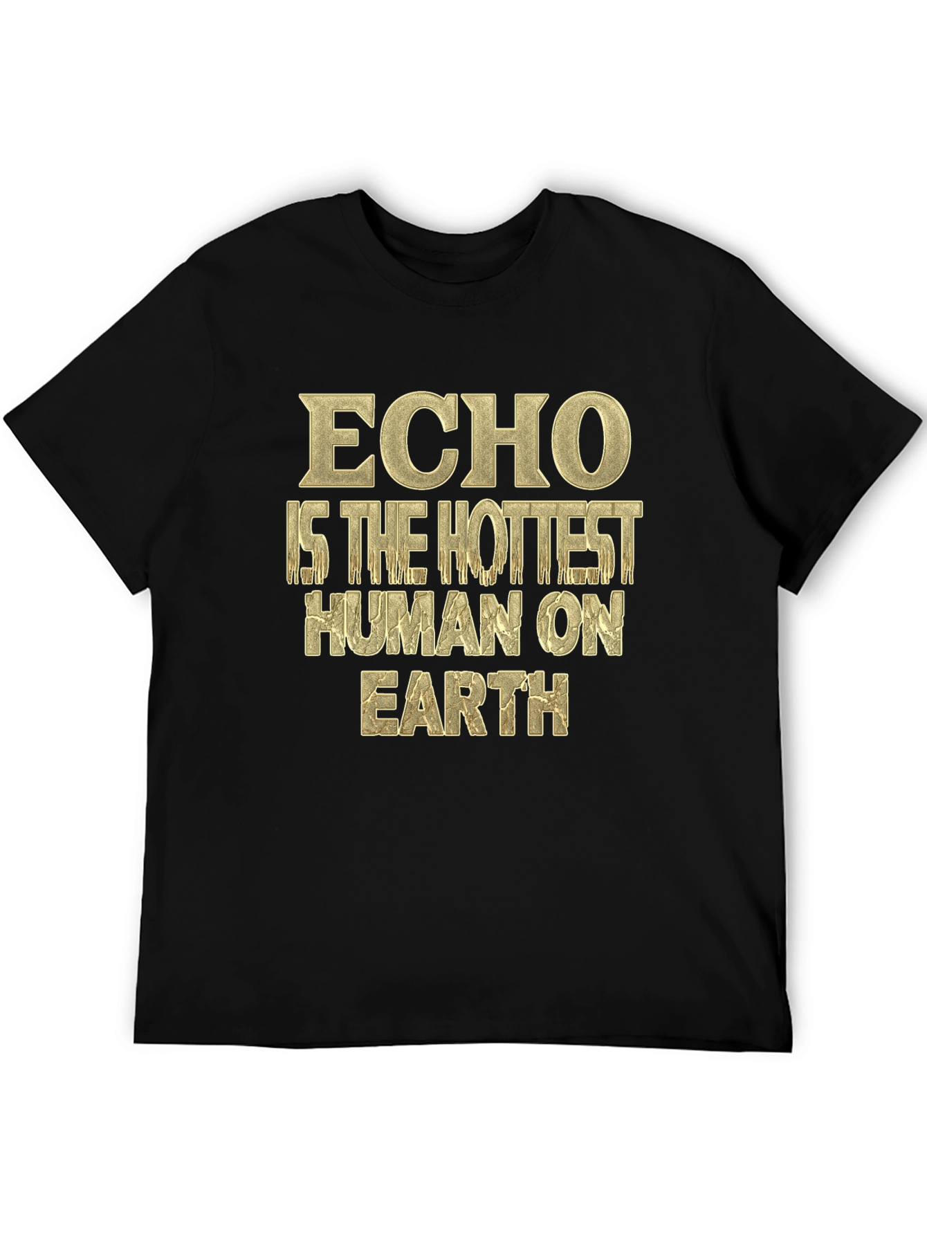 Echo Hottest Human Tee - Unique Graphic T-Shirt