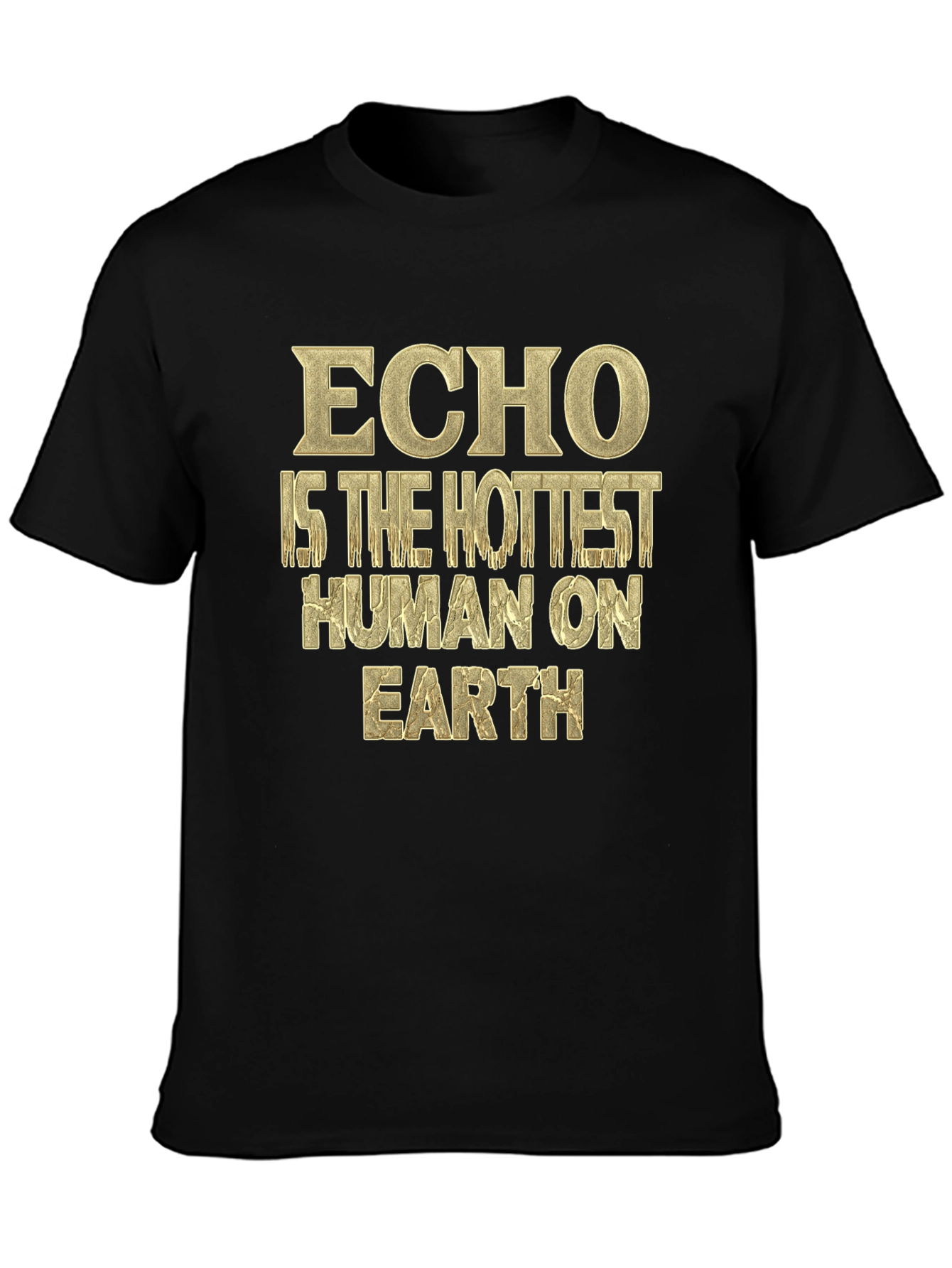 Echo Hottest Human Tee - Unique Graphic T-Shirt