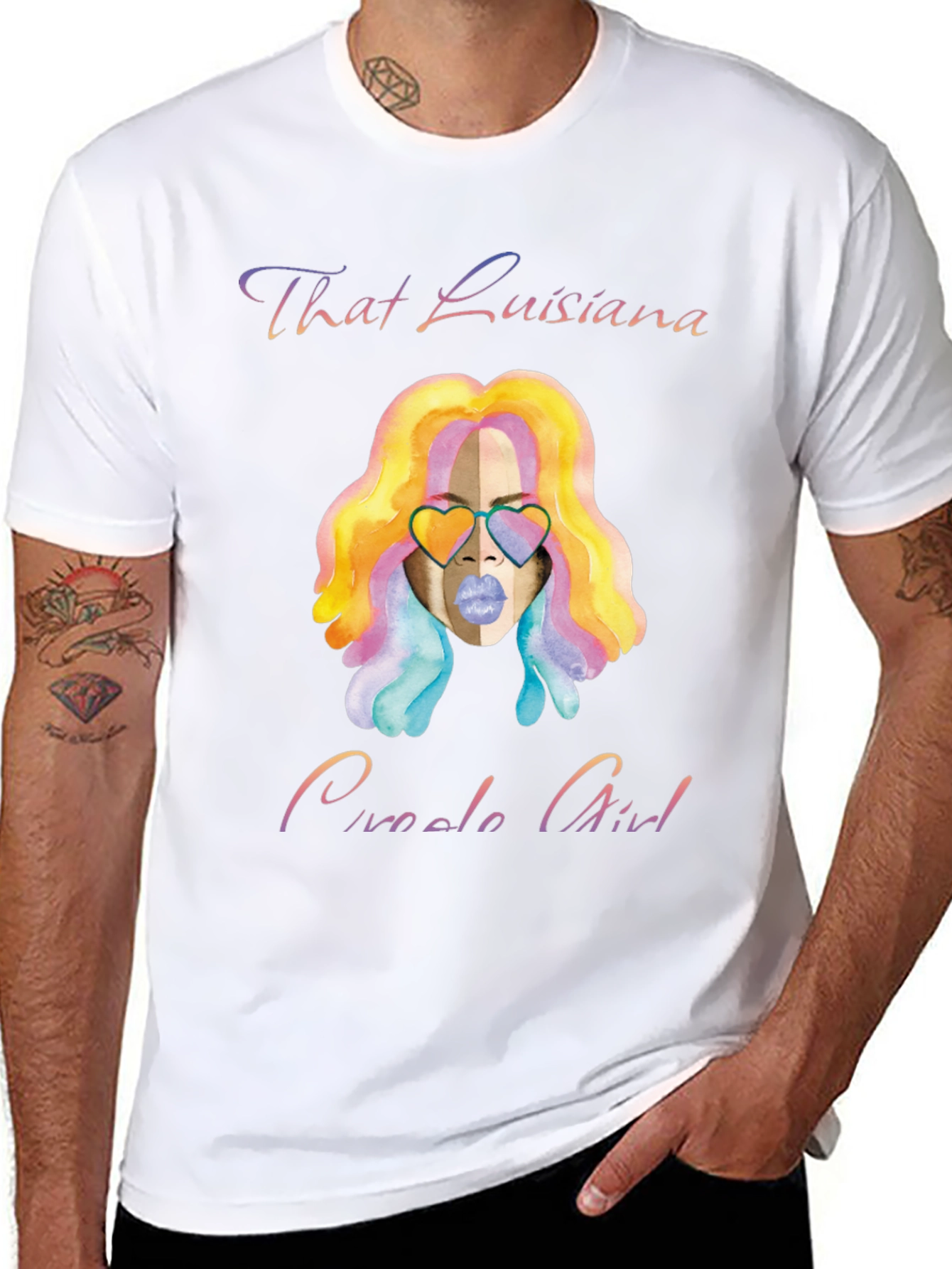 Louisiana Creole Girl Graphic Tee