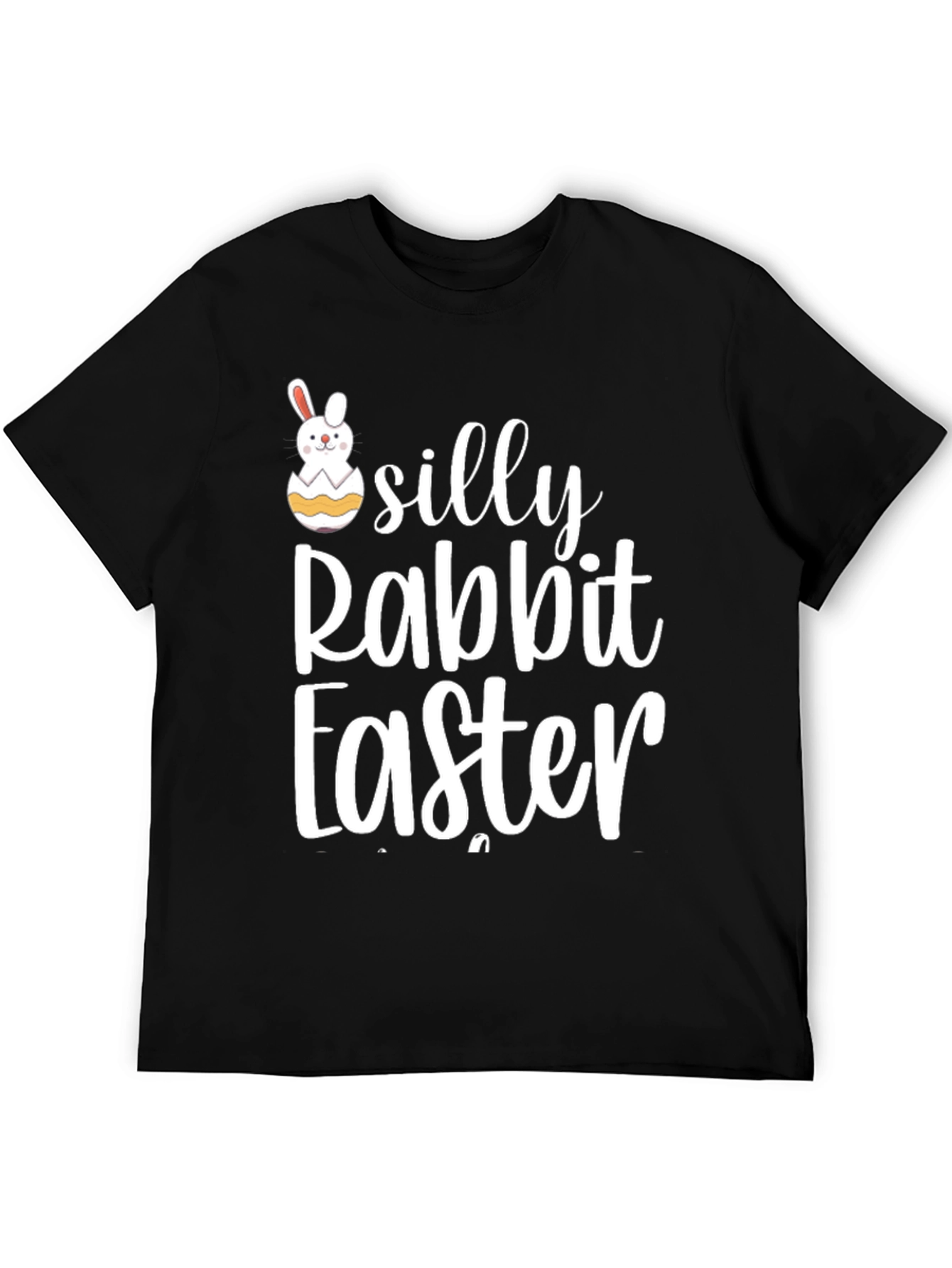 Silly Rabbit Easter Black T-Shirt