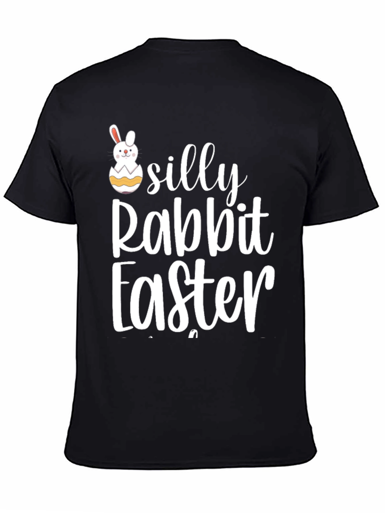 Silly Rabbit Easter Black T-Shirt