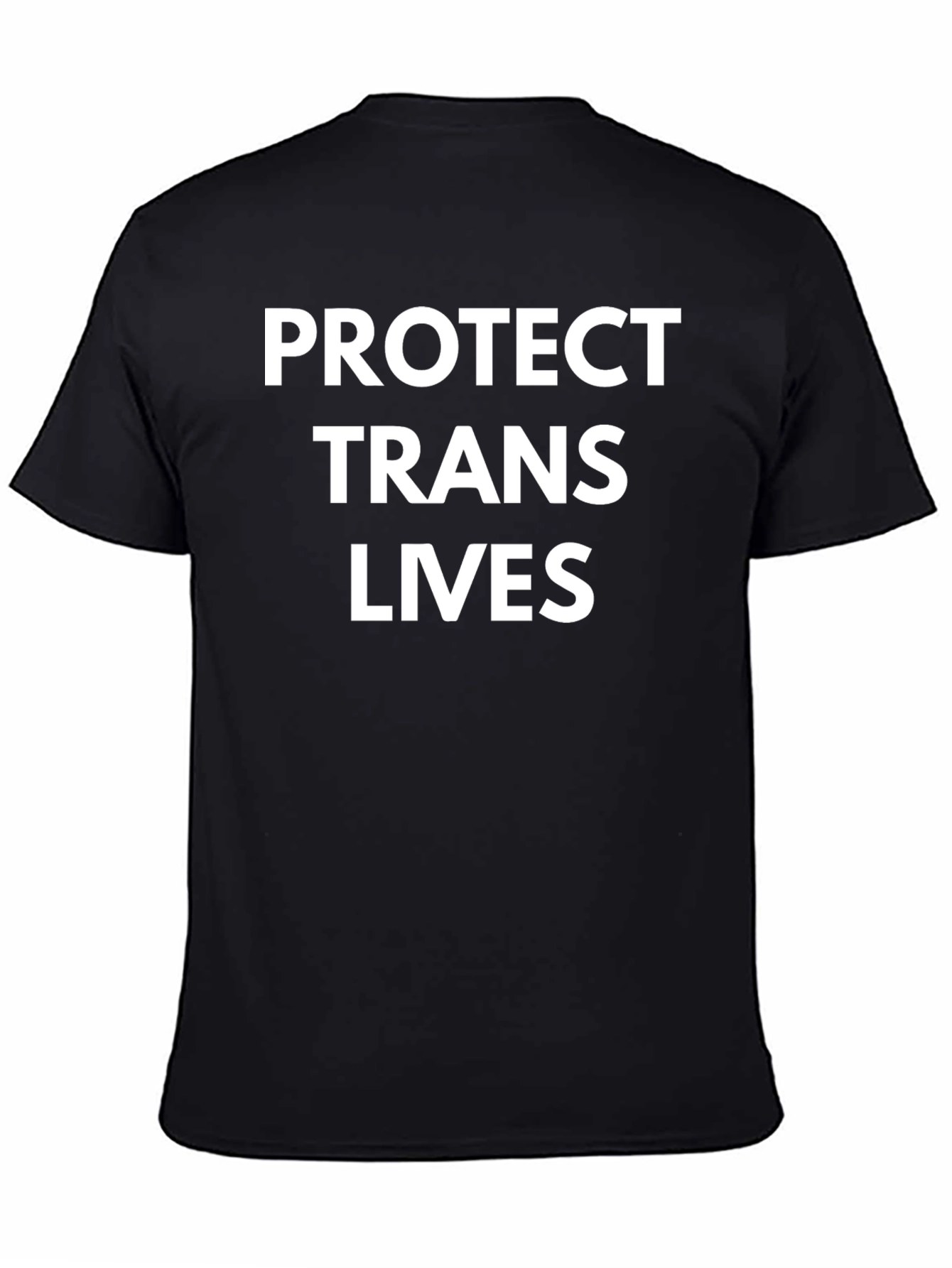 Protect Trans Lives Black T-Shirt