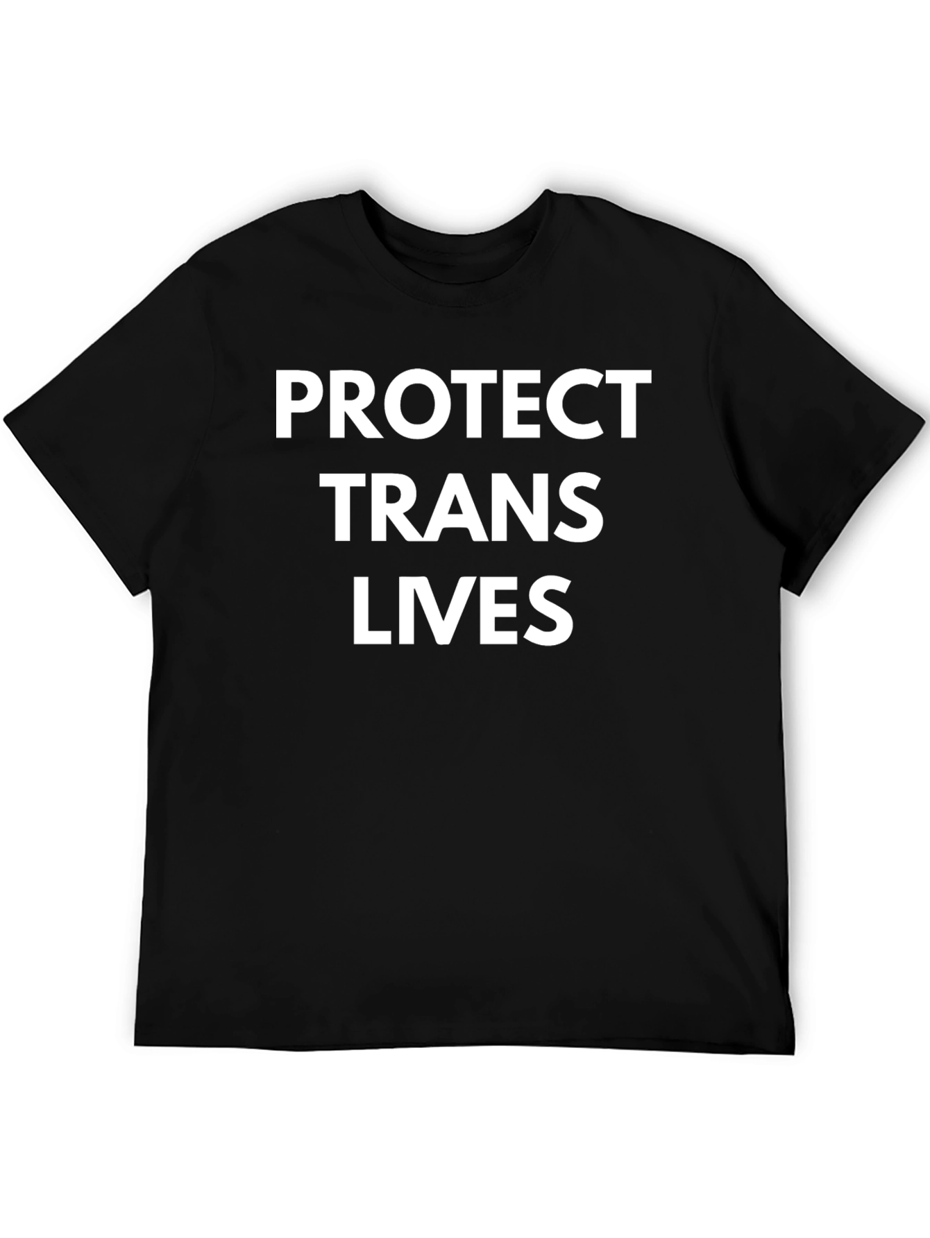 Protect Trans Lives Black T-Shirt