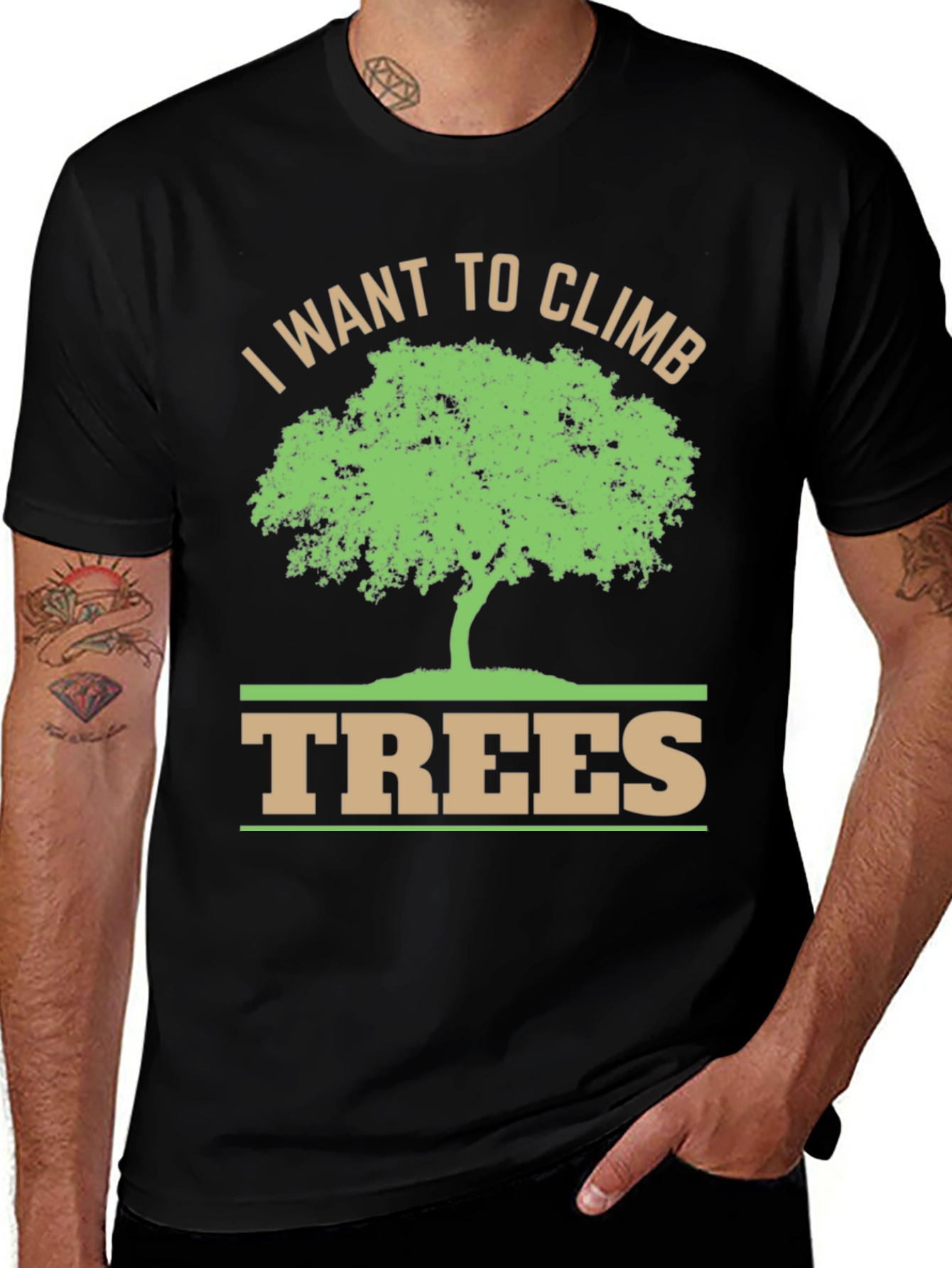 I Want To Climb Trees Graphic T-Shirt