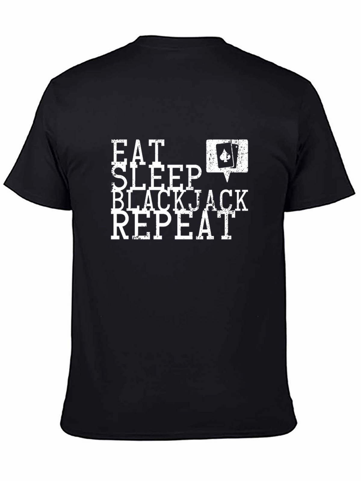 Eat Sleep Blackjack Repeat Graphic Tee
