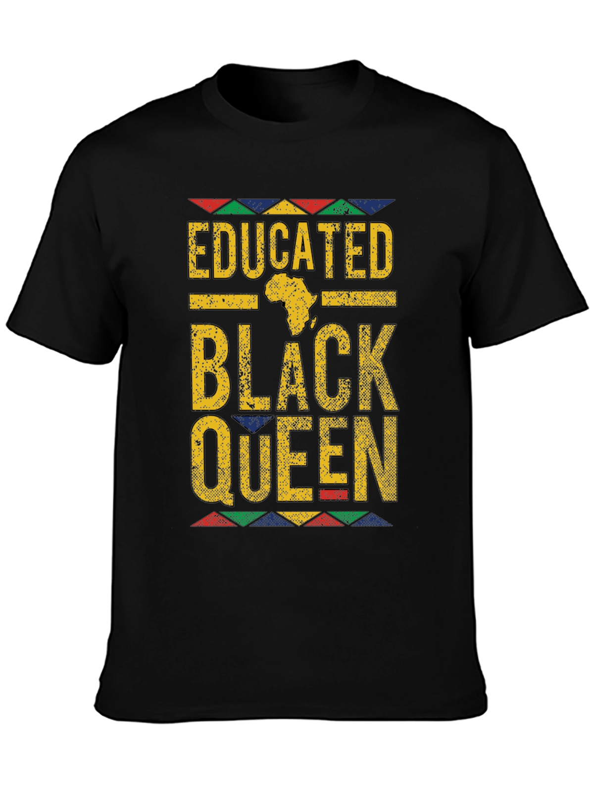 Educated Black Queen T-Shirt - Empowering Apparel