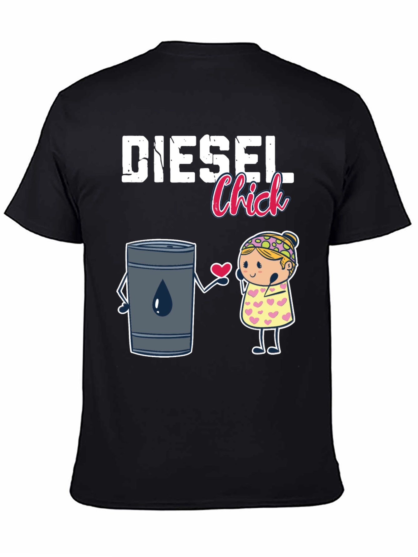 Diesel Chick Graphic T-Shirt - Black