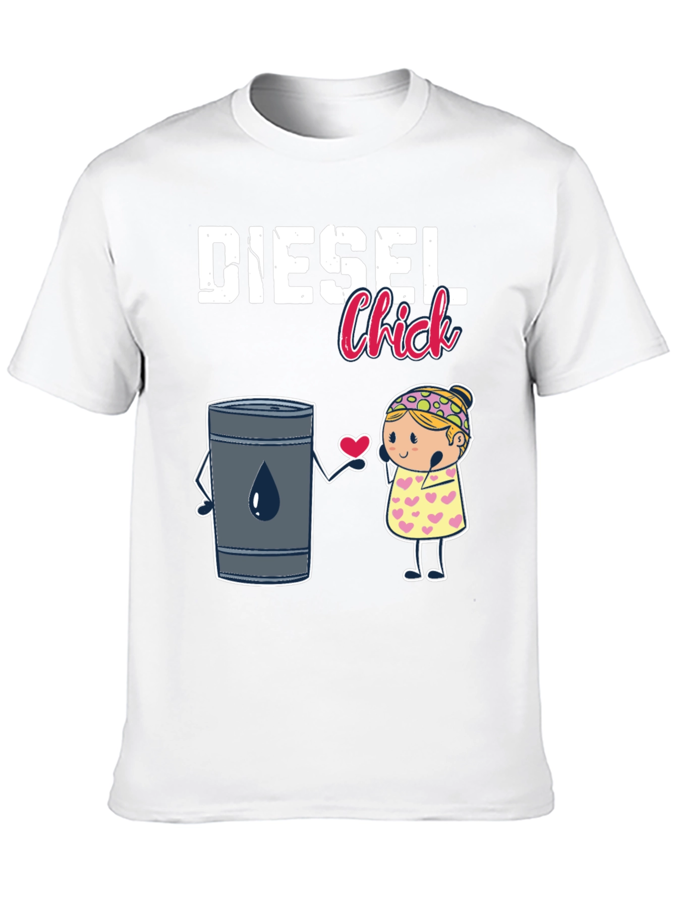 Diesel Chick Graphic T-Shirt - Black