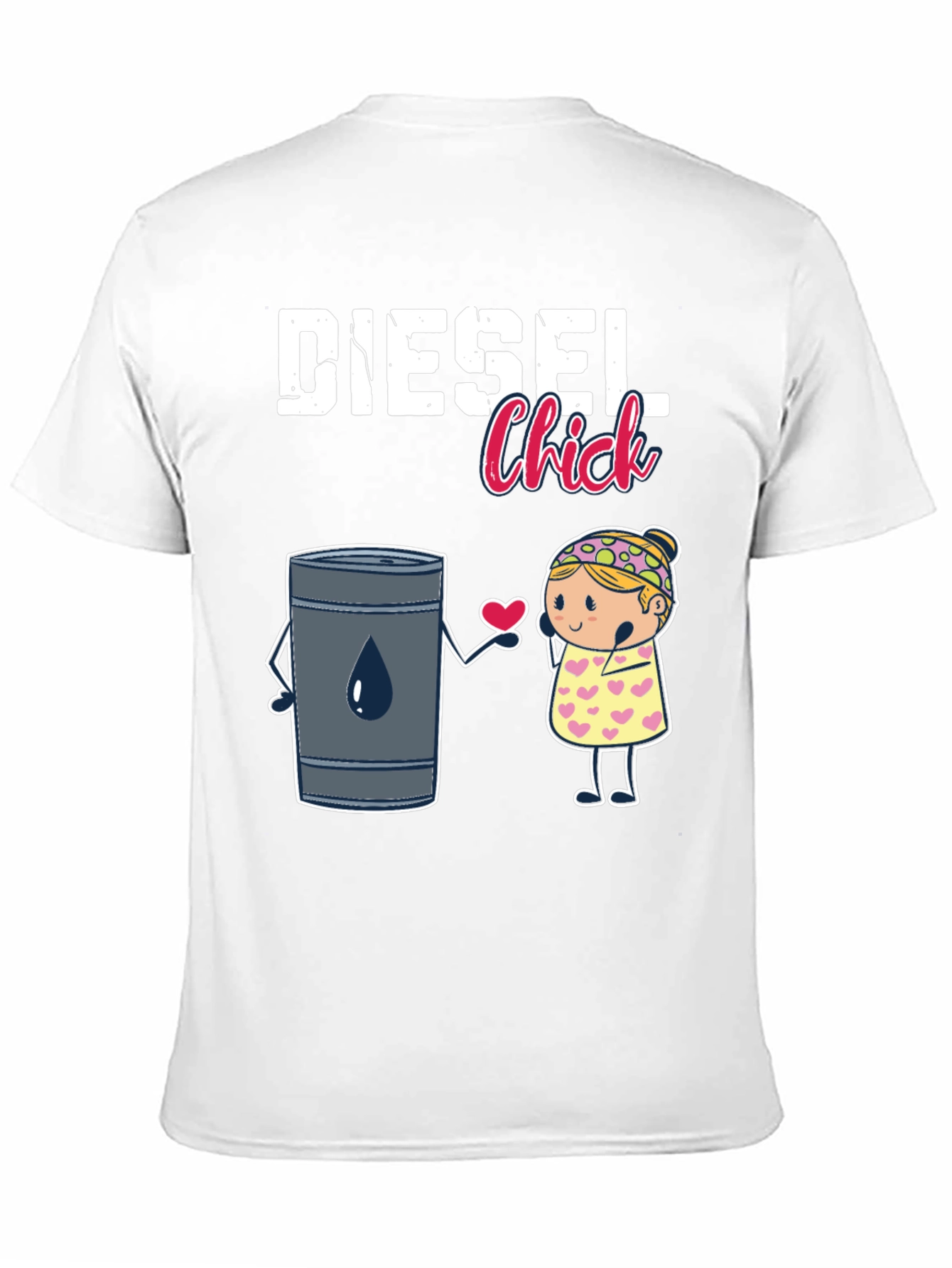 Diesel Chick Graphic T-Shirt - Black