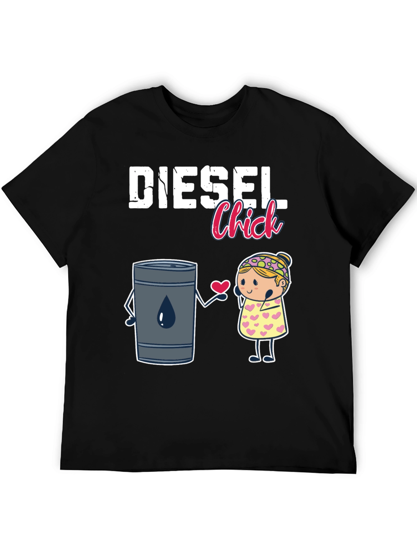 Diesel Chick Graphic T-Shirt - Black