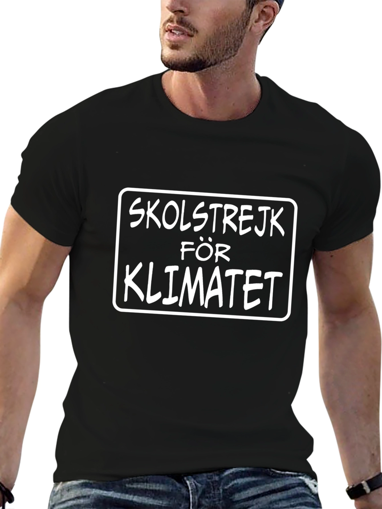 Skolstrejk For Klimatet Protest T-Shirt