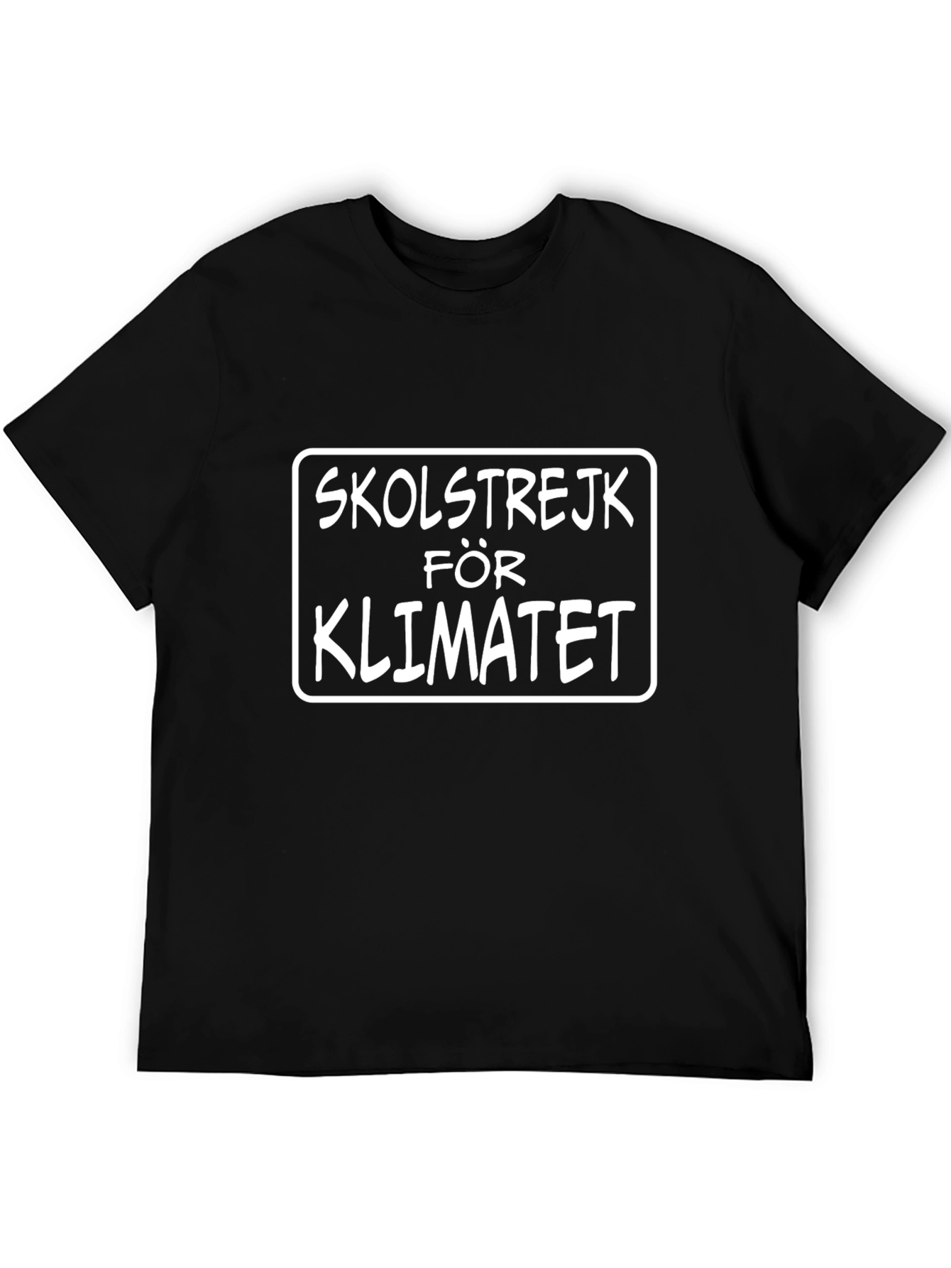 Skolstrejk For Klimatet Protest T-Shirt
