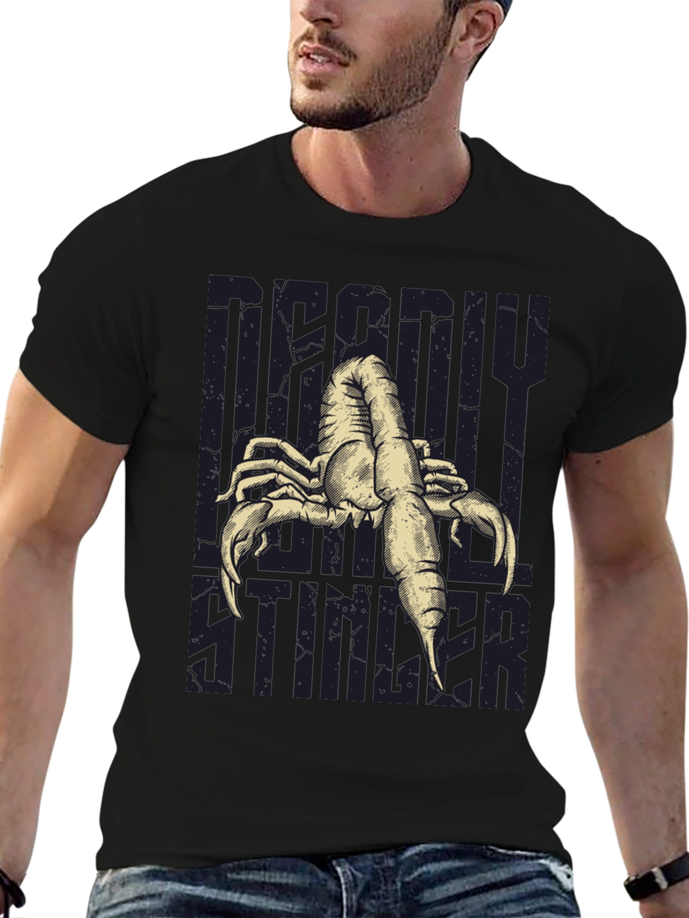 Deadly Stinger Scorpion Graphic T-Shirt