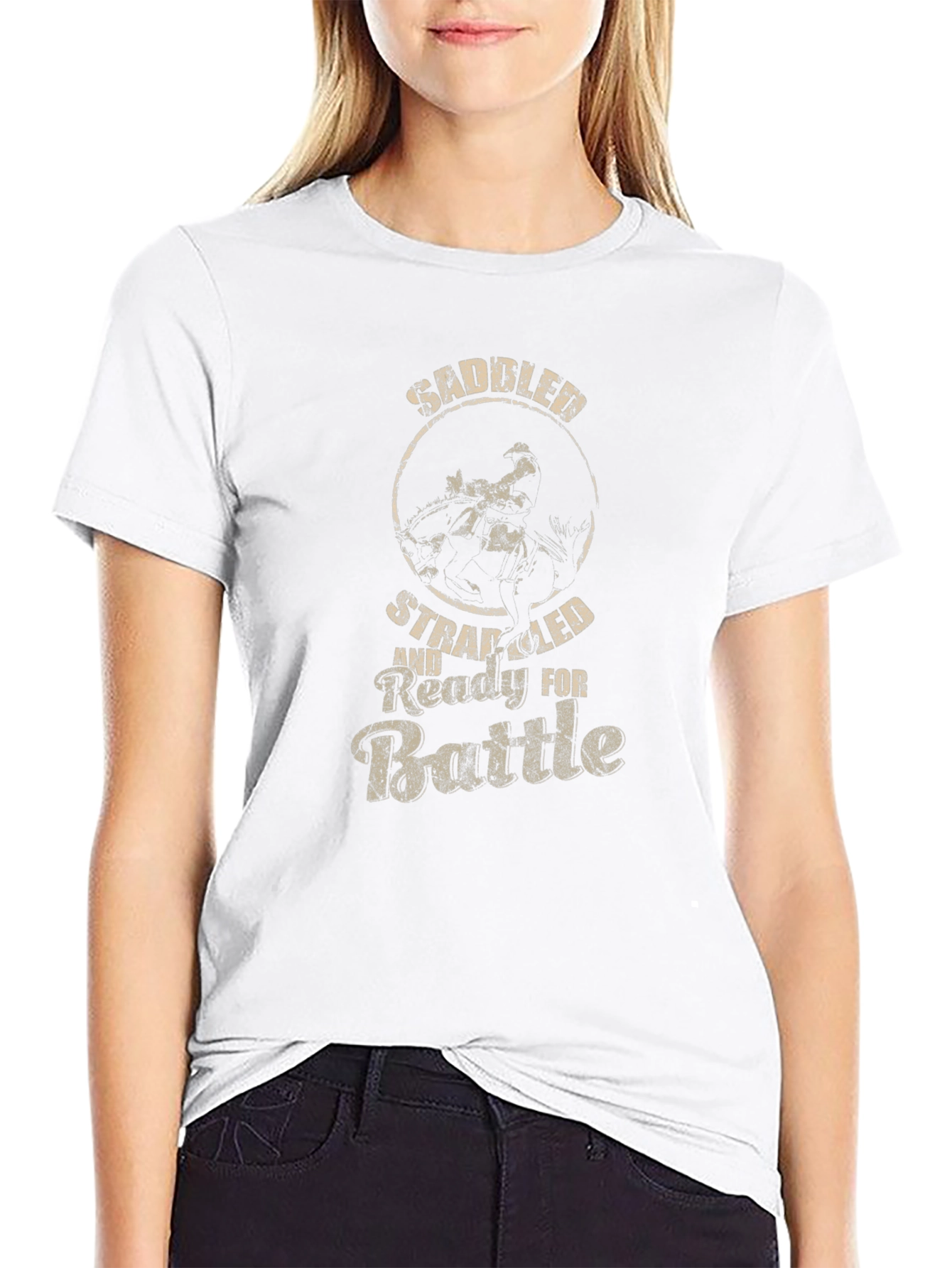 Saddled Strapped T-Shirt