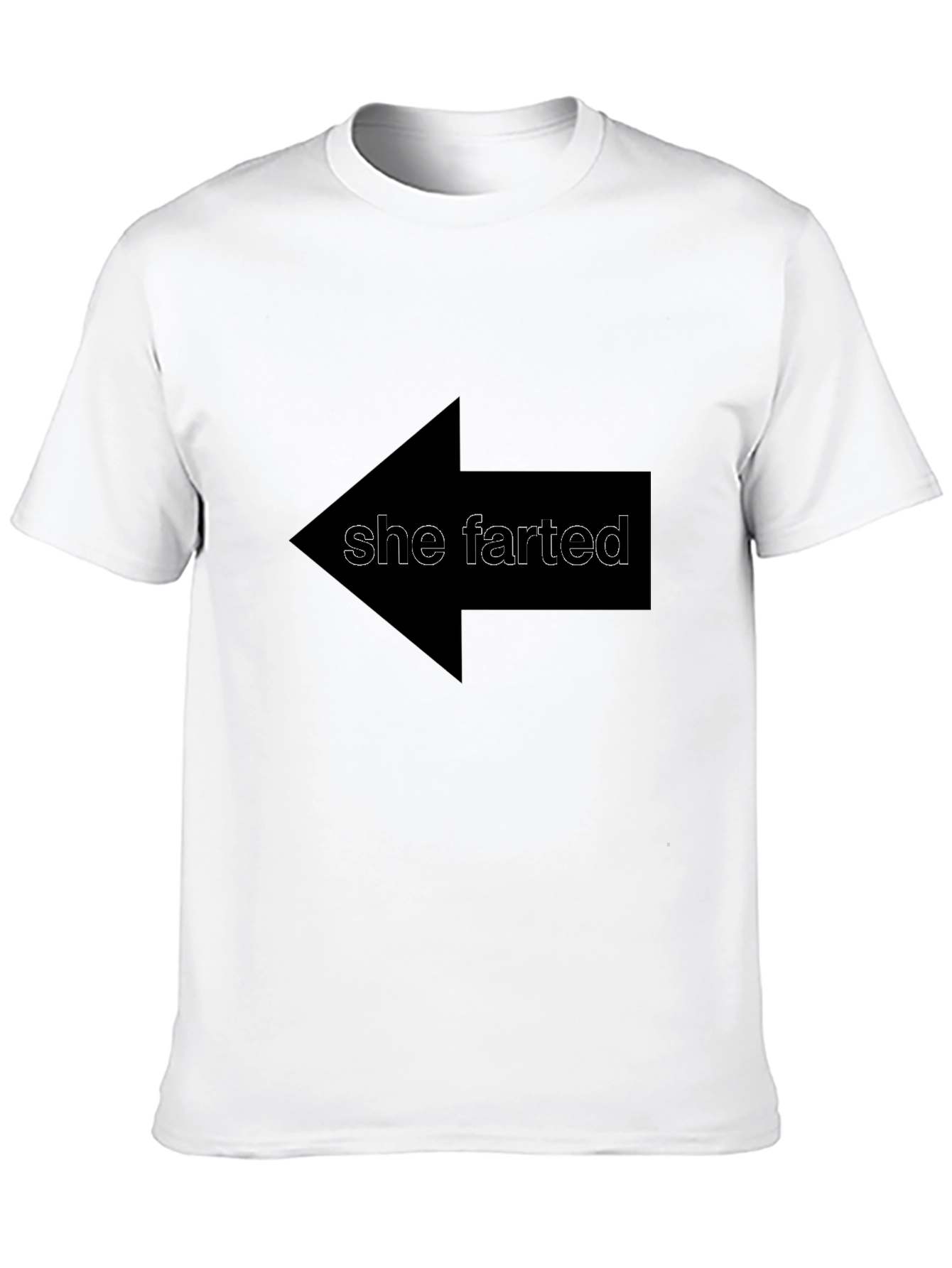 She Farted T-Shirt - Humorous Graphic Tee
