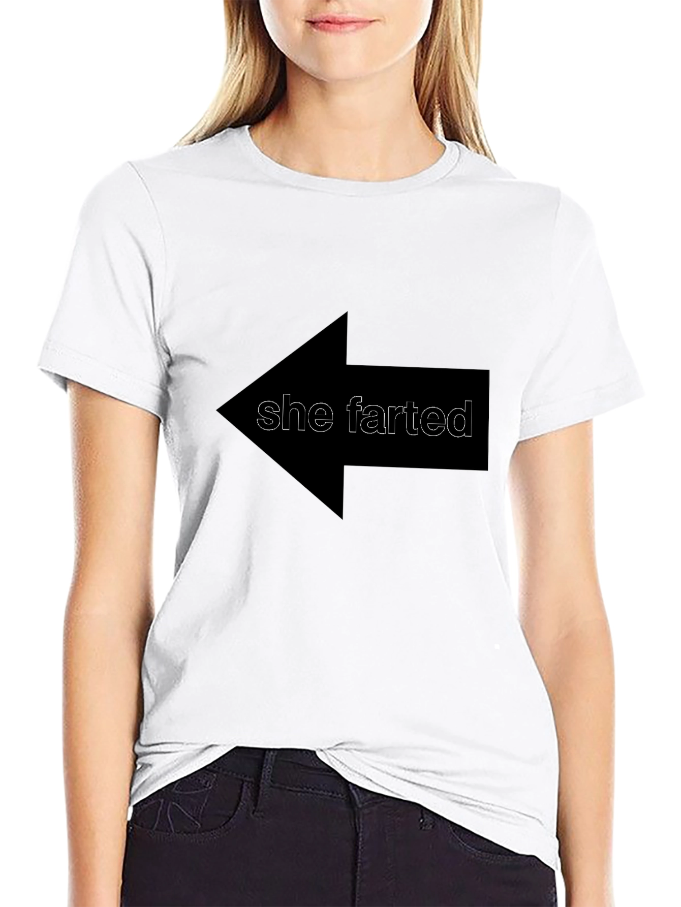 She Farted T-Shirt - Humorous Graphic Tee