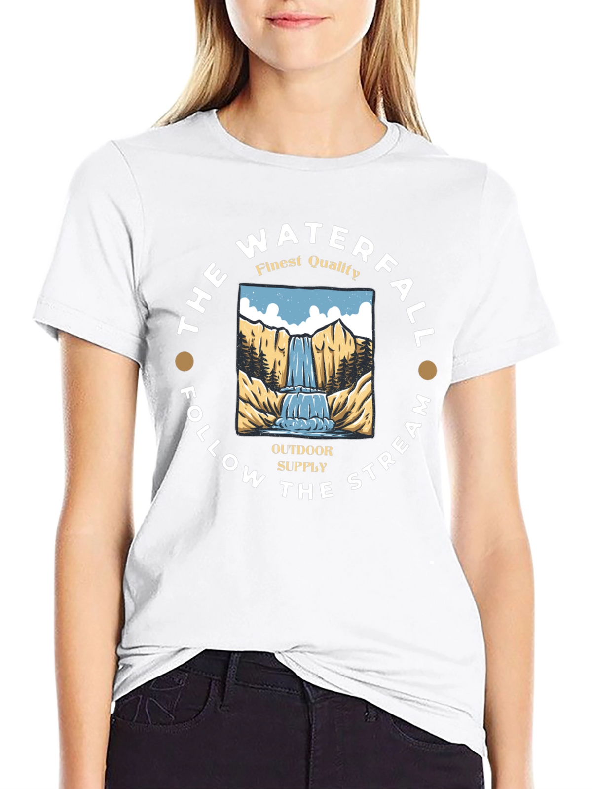 Waterfall Outdoor Supply Graphic Tee