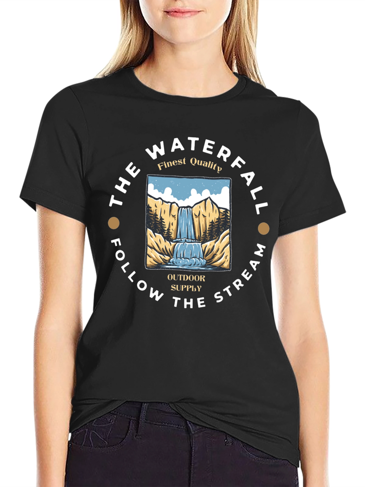 Waterfall Outdoor Supply Graphic Tee