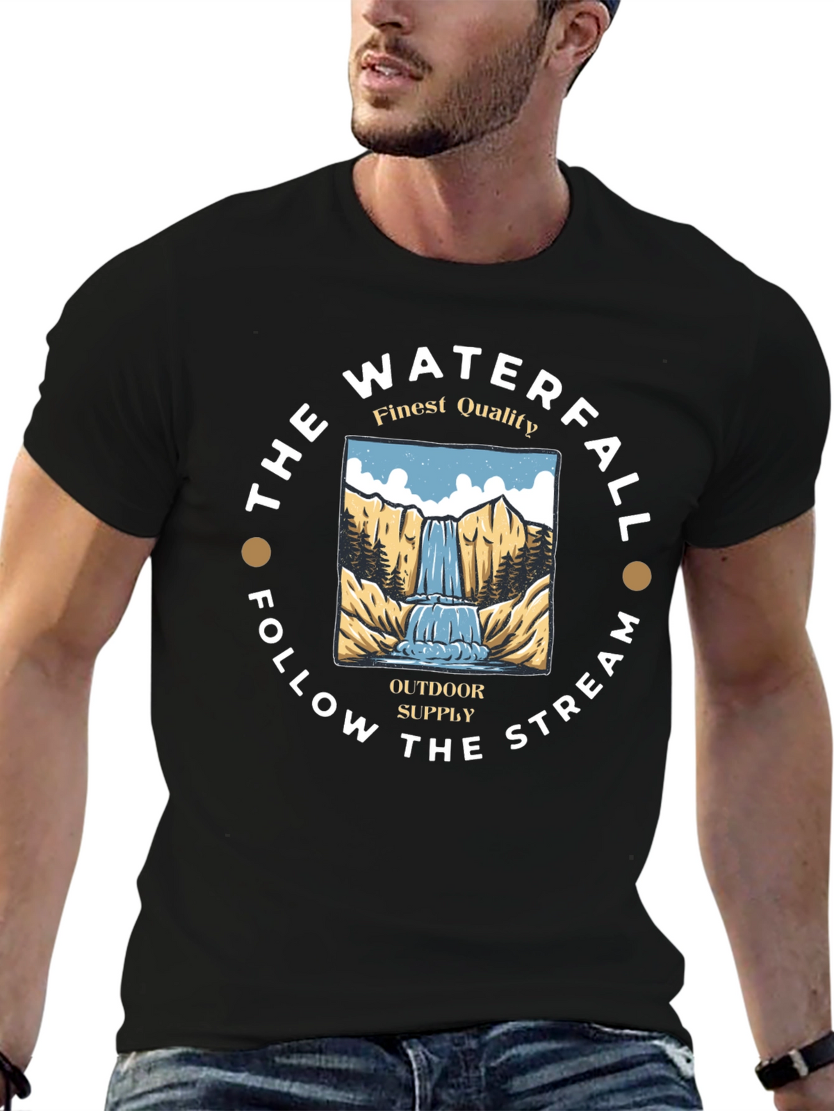 Waterfall Outdoor Supply Graphic Tee