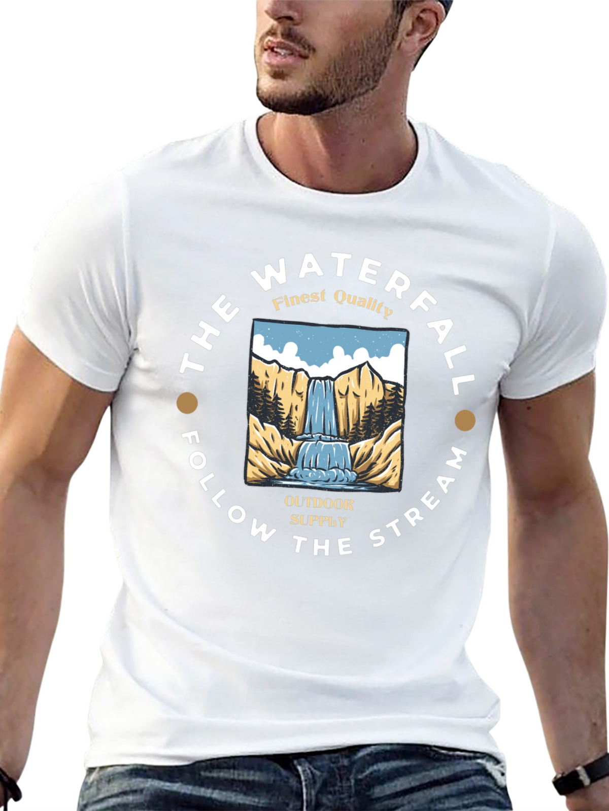 Waterfall Outdoor Supply Graphic Tee