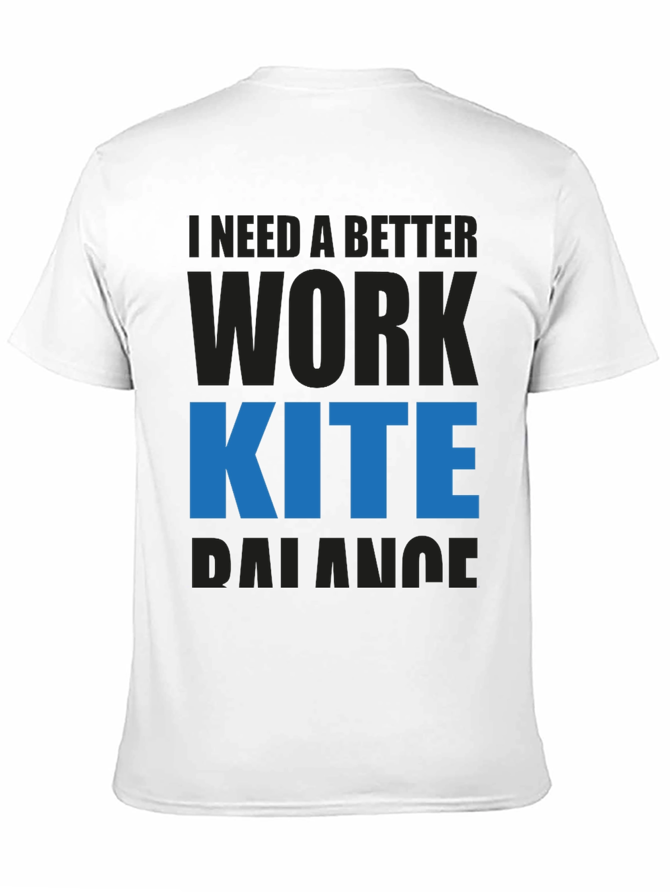 Work Kite Balance T-Shirt - Blue