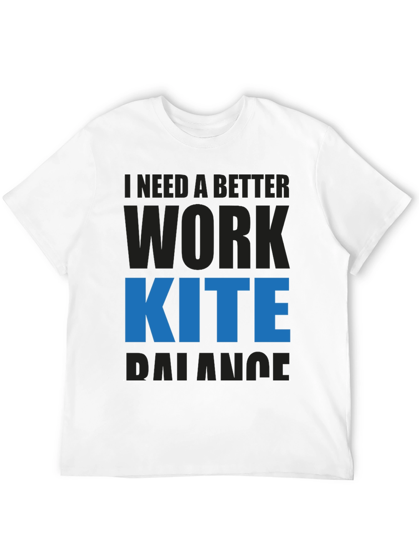 Work Kite Balance T-Shirt - Blue
