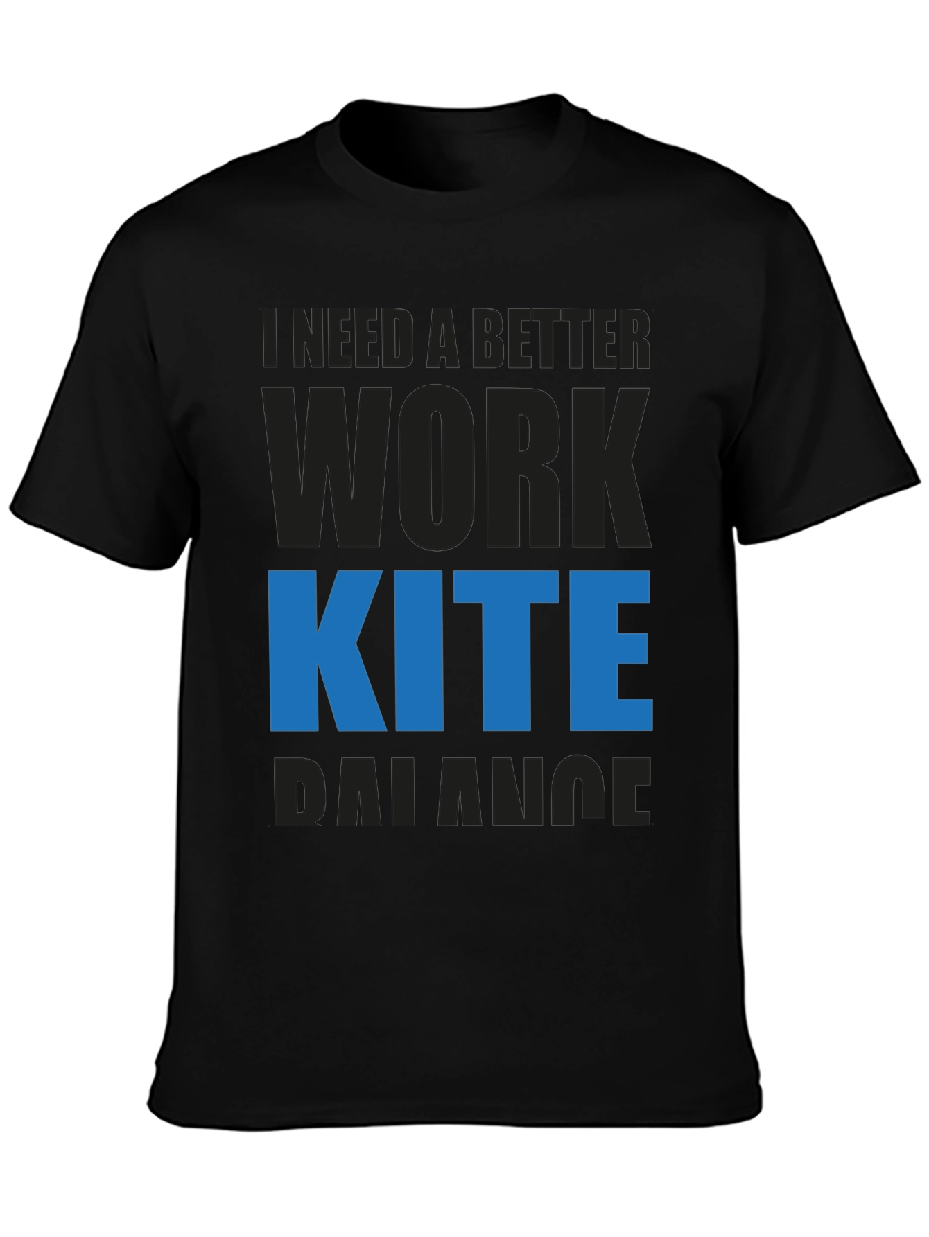 Work Kite Balance T-Shirt - Blue