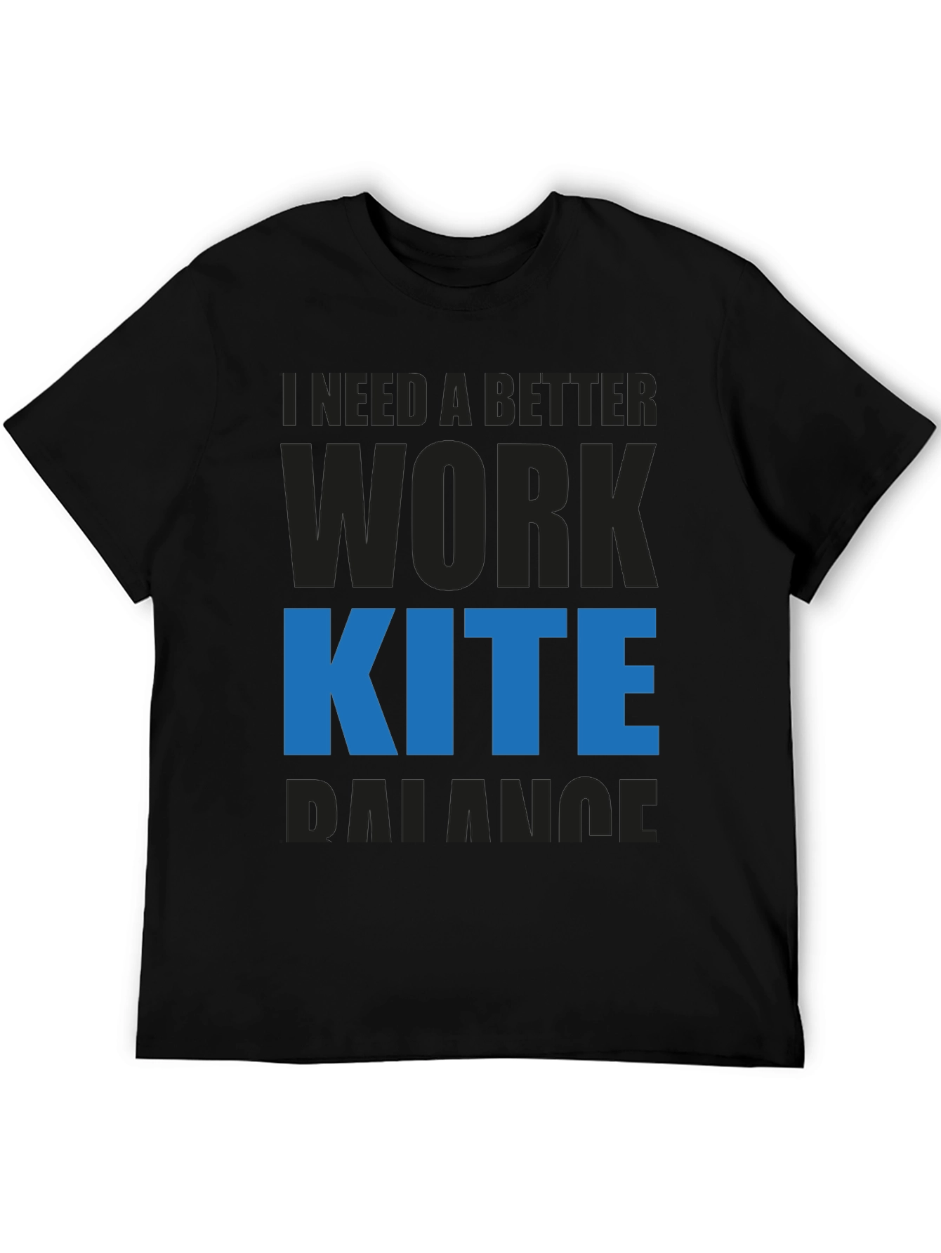 Work Kite Balance T-Shirt - Blue