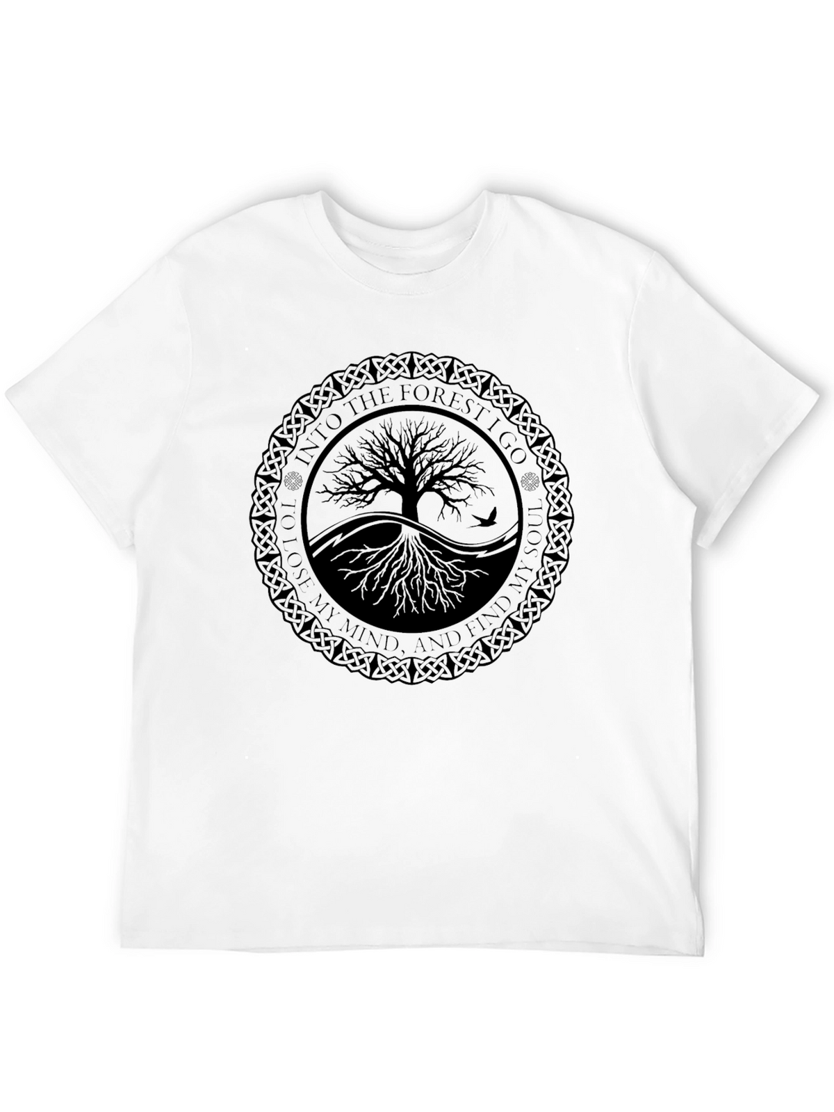 Into The Forest Tree Graphic Tee