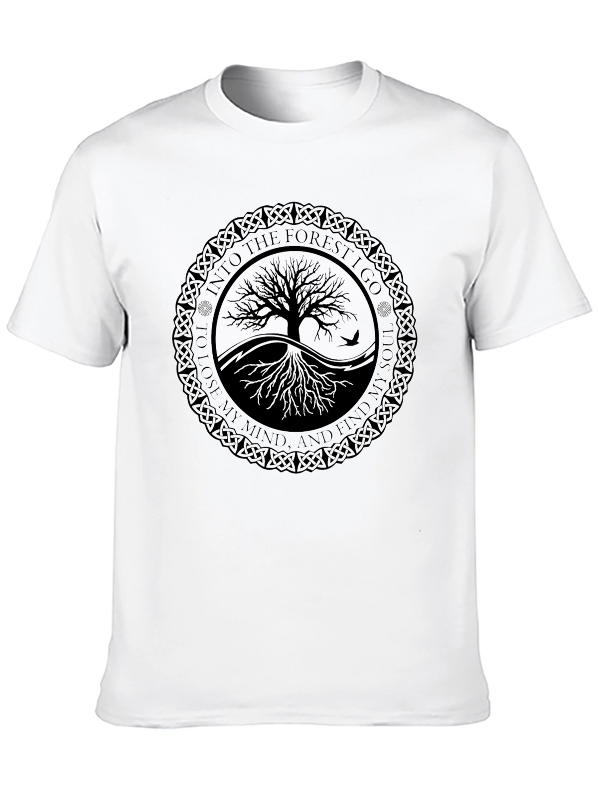 Into The Forest Tree Graphic Tee