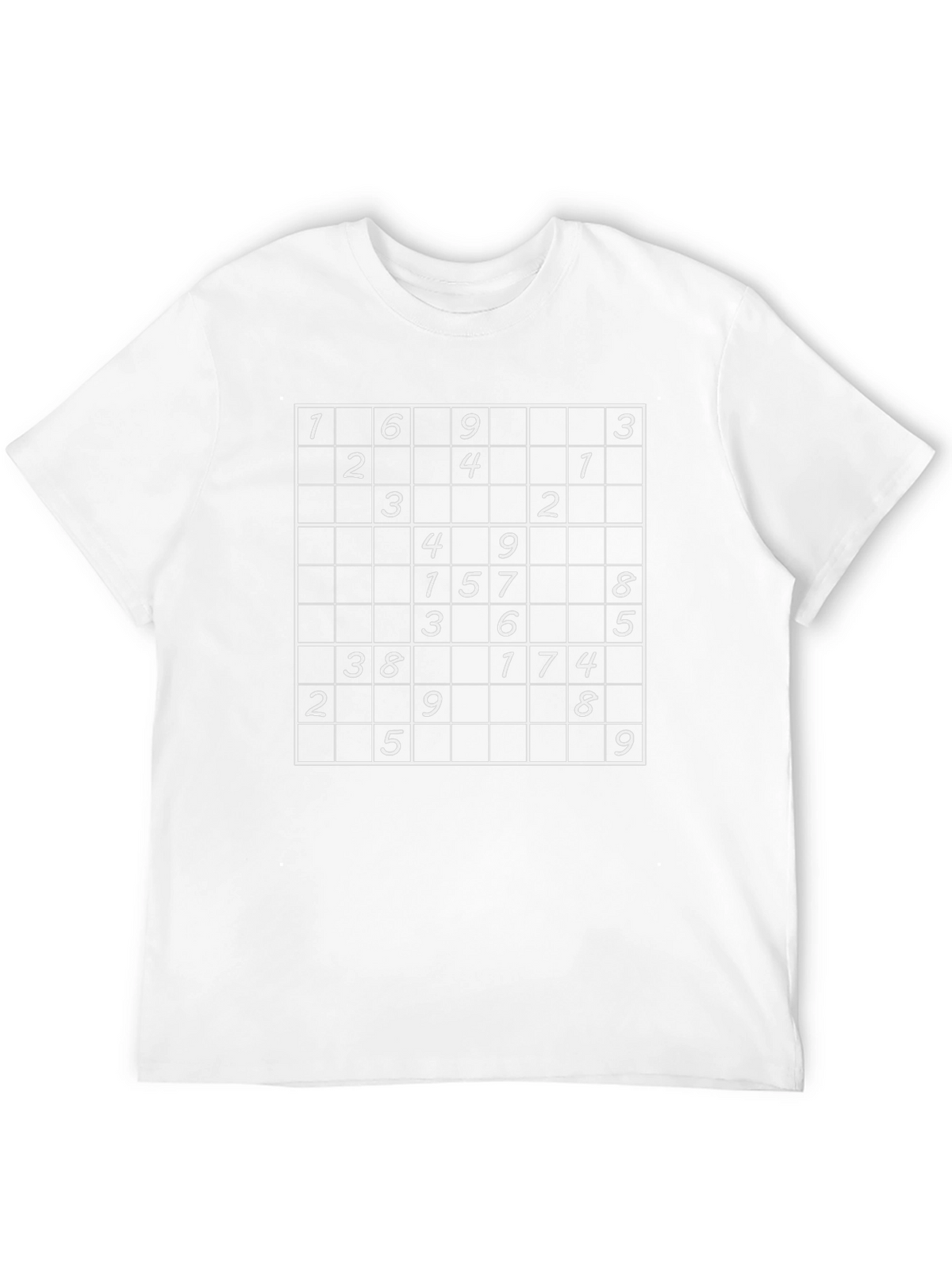 Sudoku Puzzle Graphic Tee - Brain Game Shirt