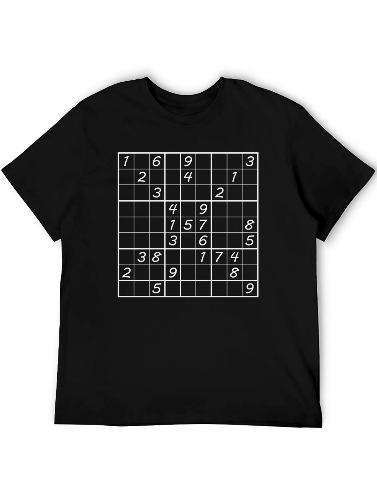 Sudoku Puzzle Graphic Tee - Brain Game Shirt