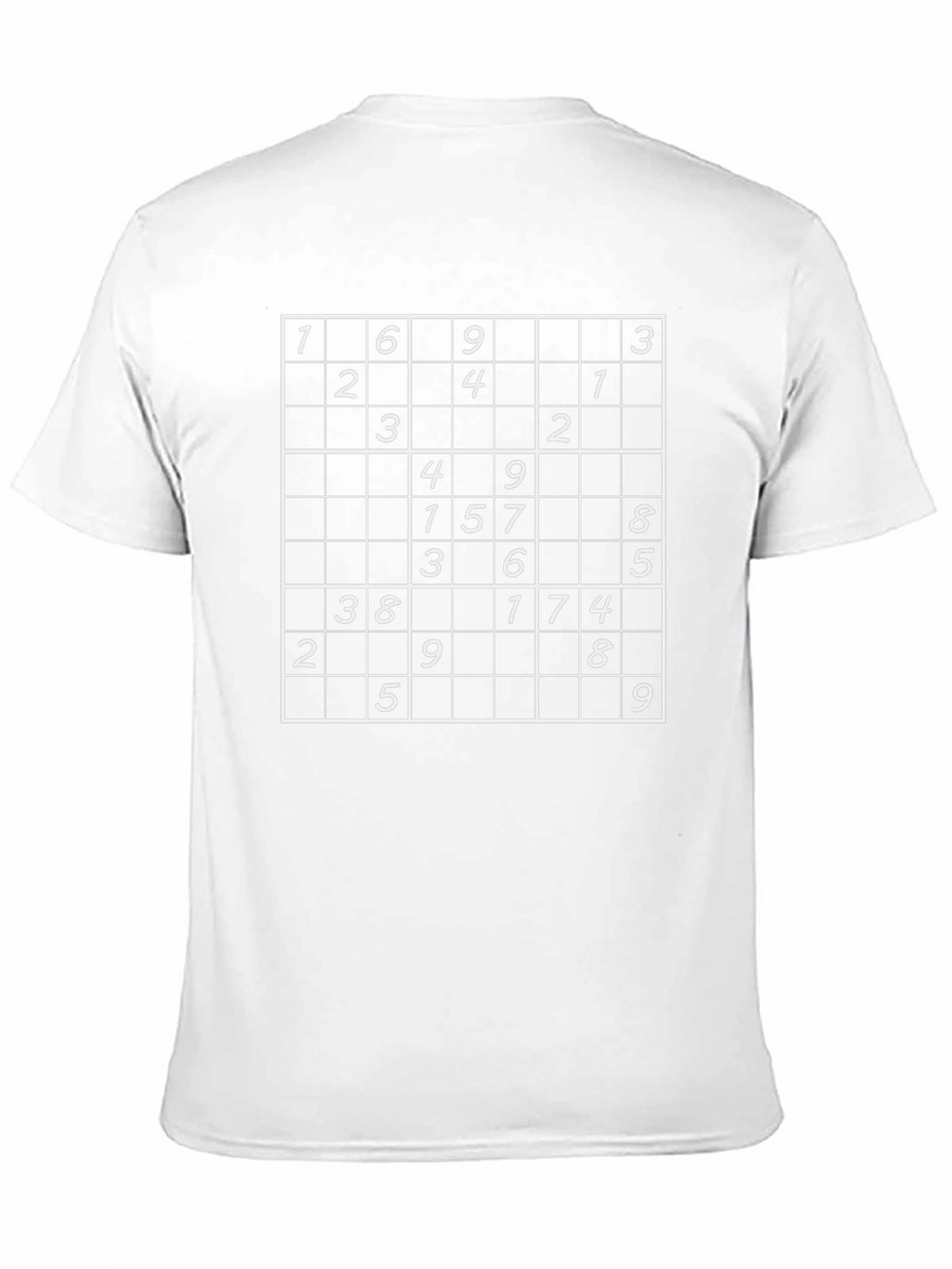 Sudoku Puzzle Graphic Tee - Brain Game Shirt