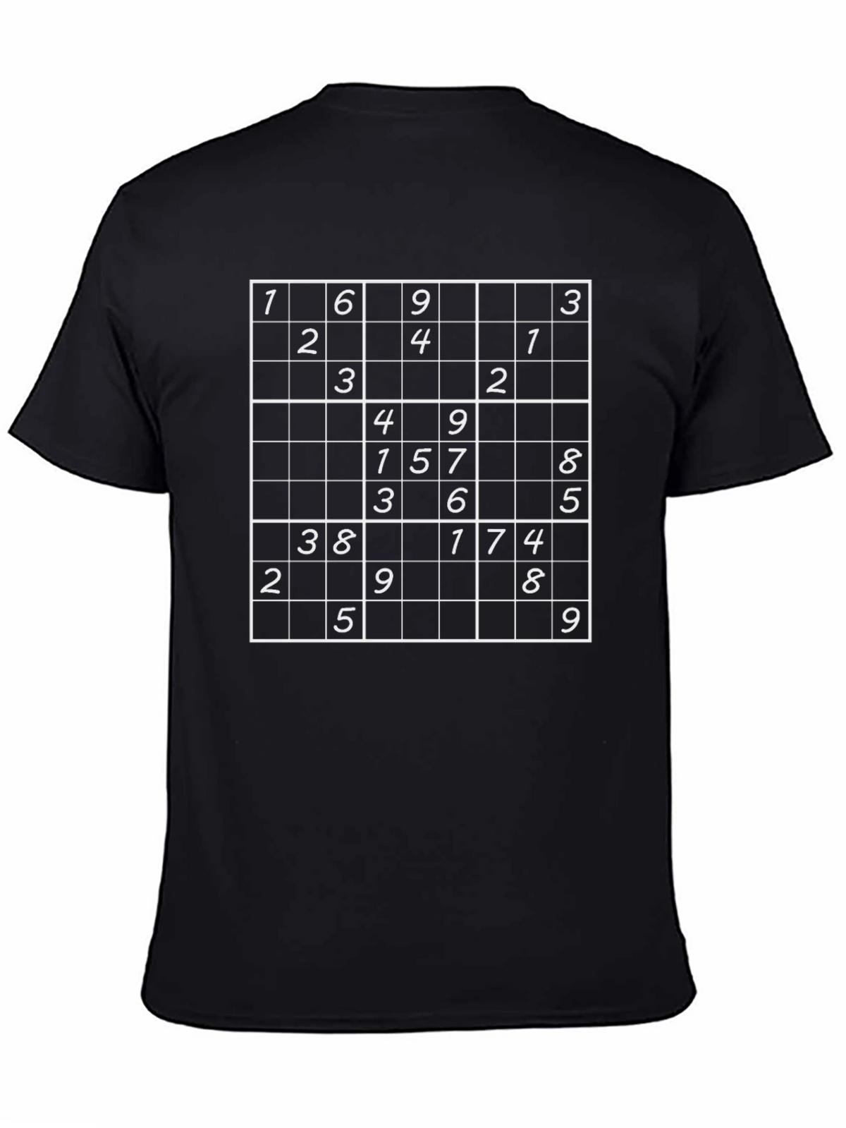 Sudoku Puzzle Graphic Tee - Brain Game Shirt