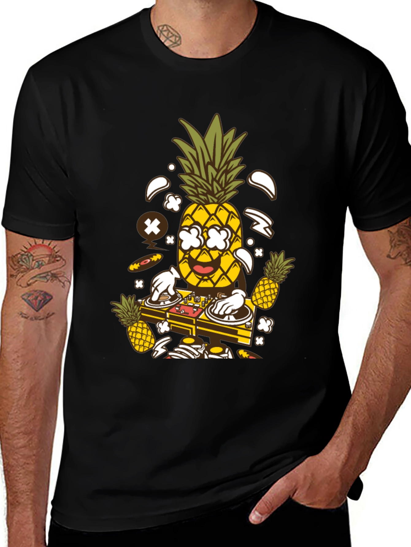 DJ Pineapple Graphic Tee