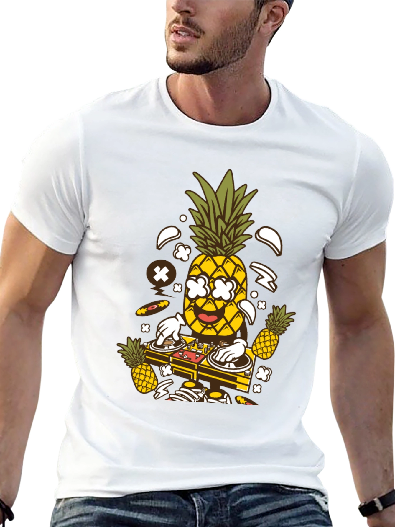 DJ Pineapple Graphic Tee