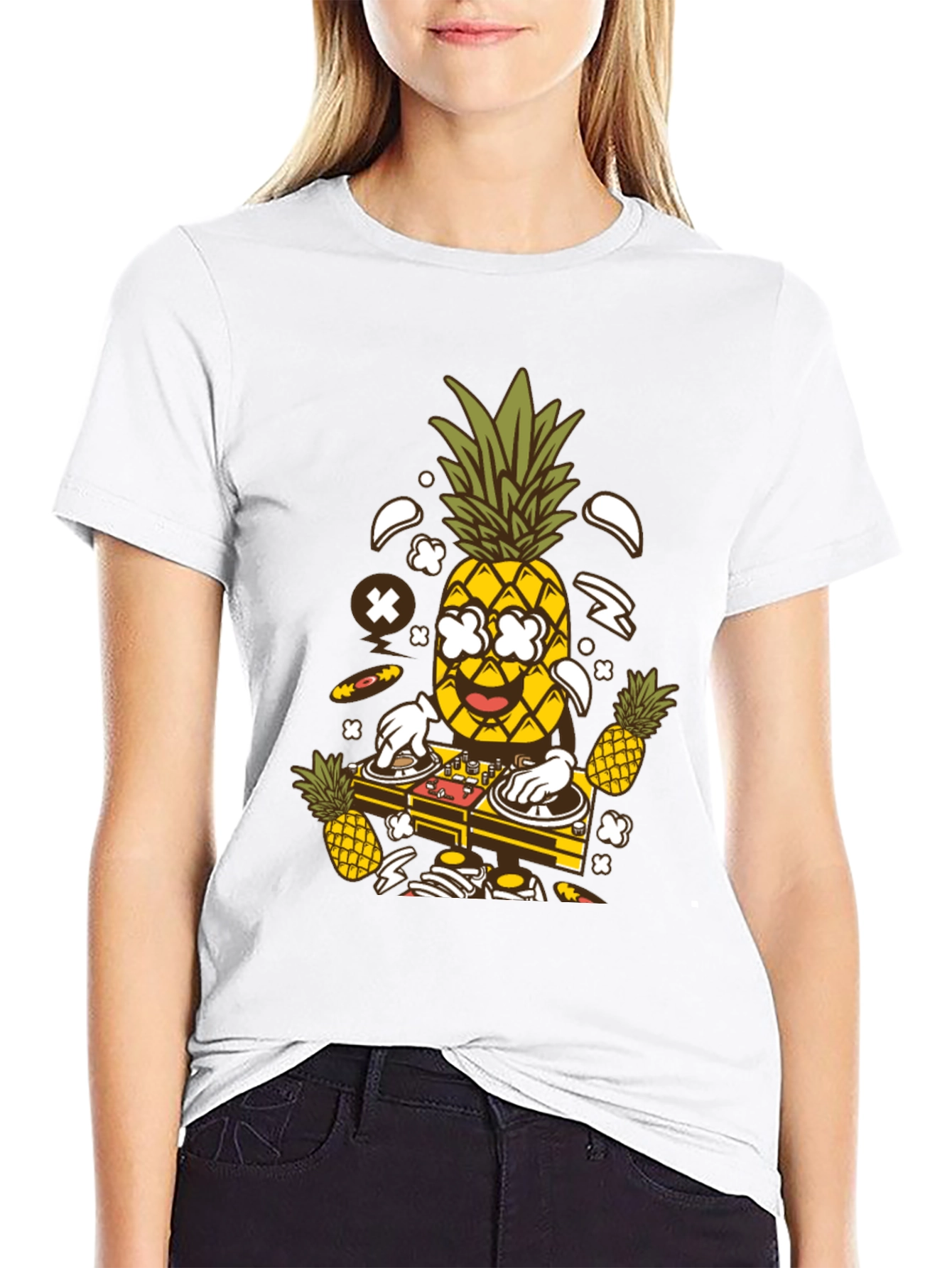 DJ Pineapple Graphic Tee