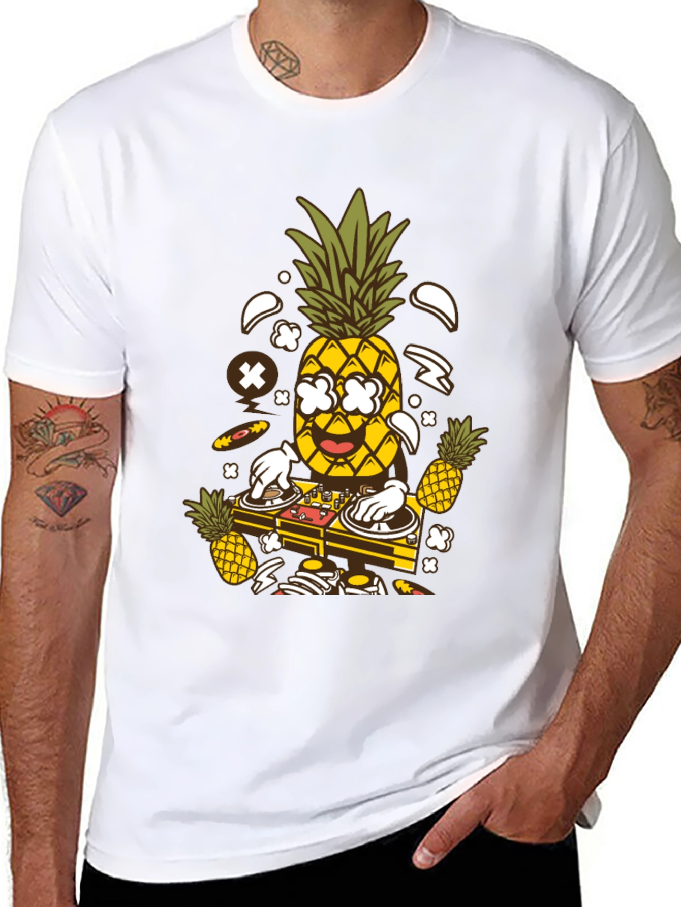 DJ Pineapple Graphic Tee