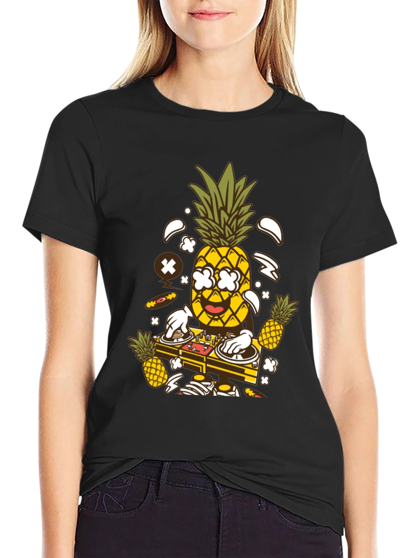 DJ Pineapple Graphic Tee