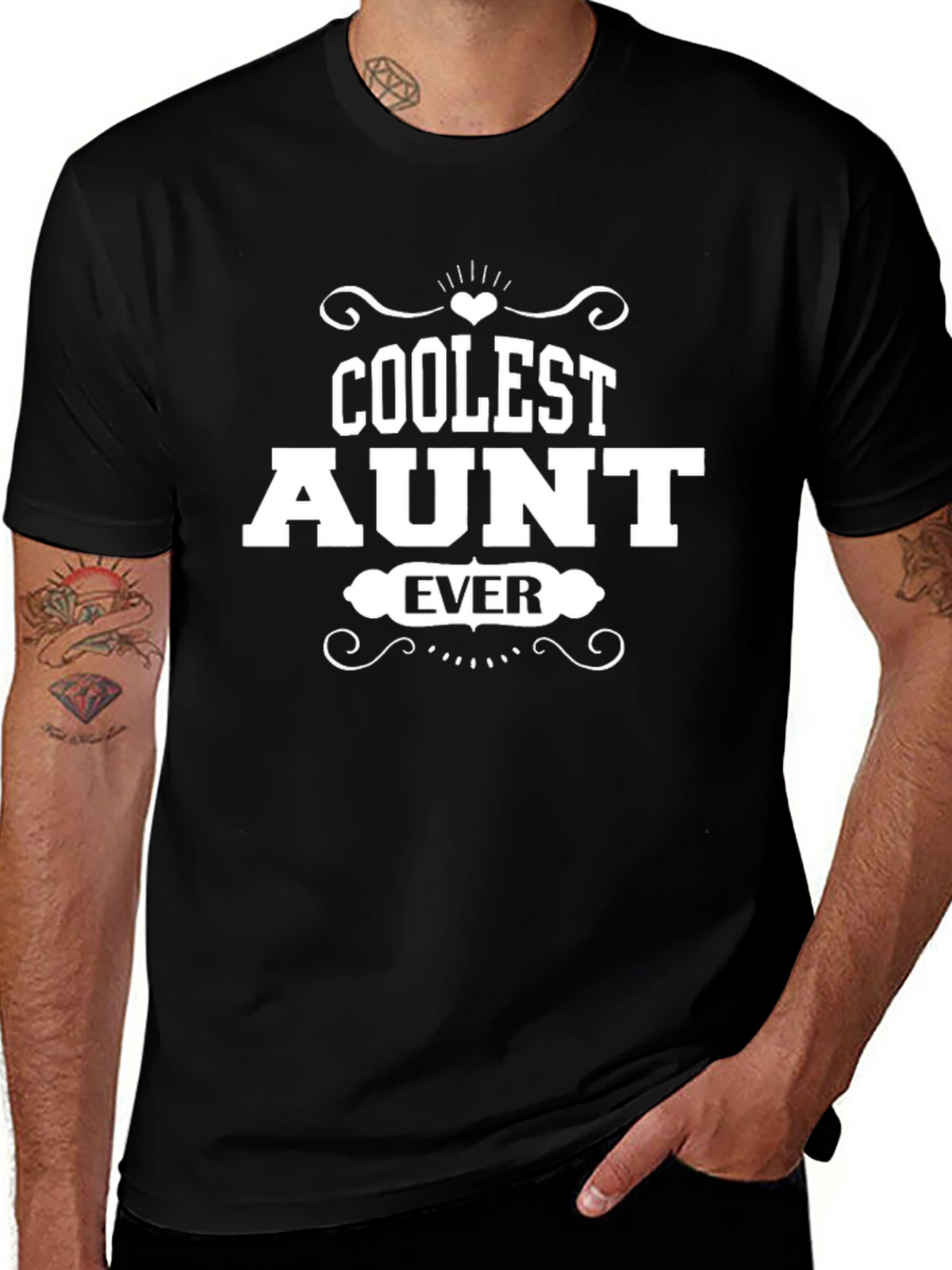 Coolest Aunt Ever Graphic T-Shirt