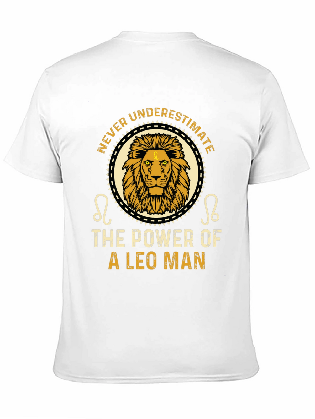 Leo Man Power T-Shirt - Zodiac Sign Tee