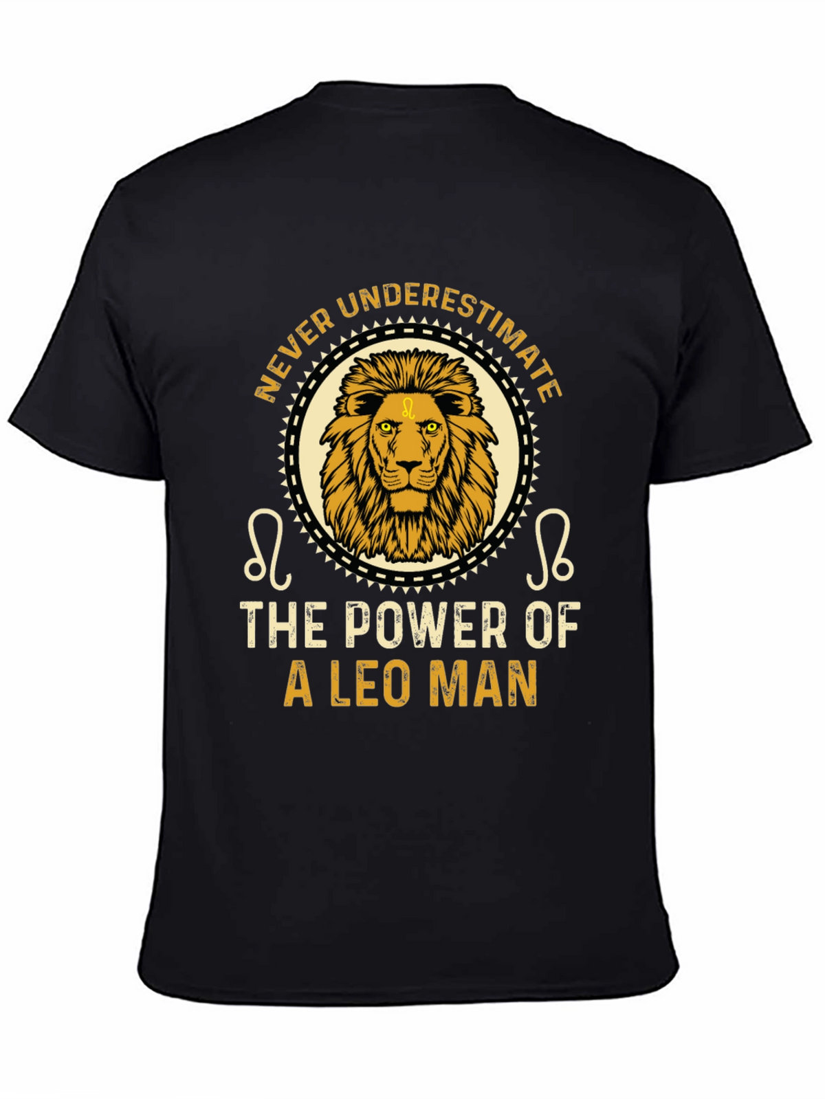 Leo Man Power T-Shirt - Zodiac Sign Tee