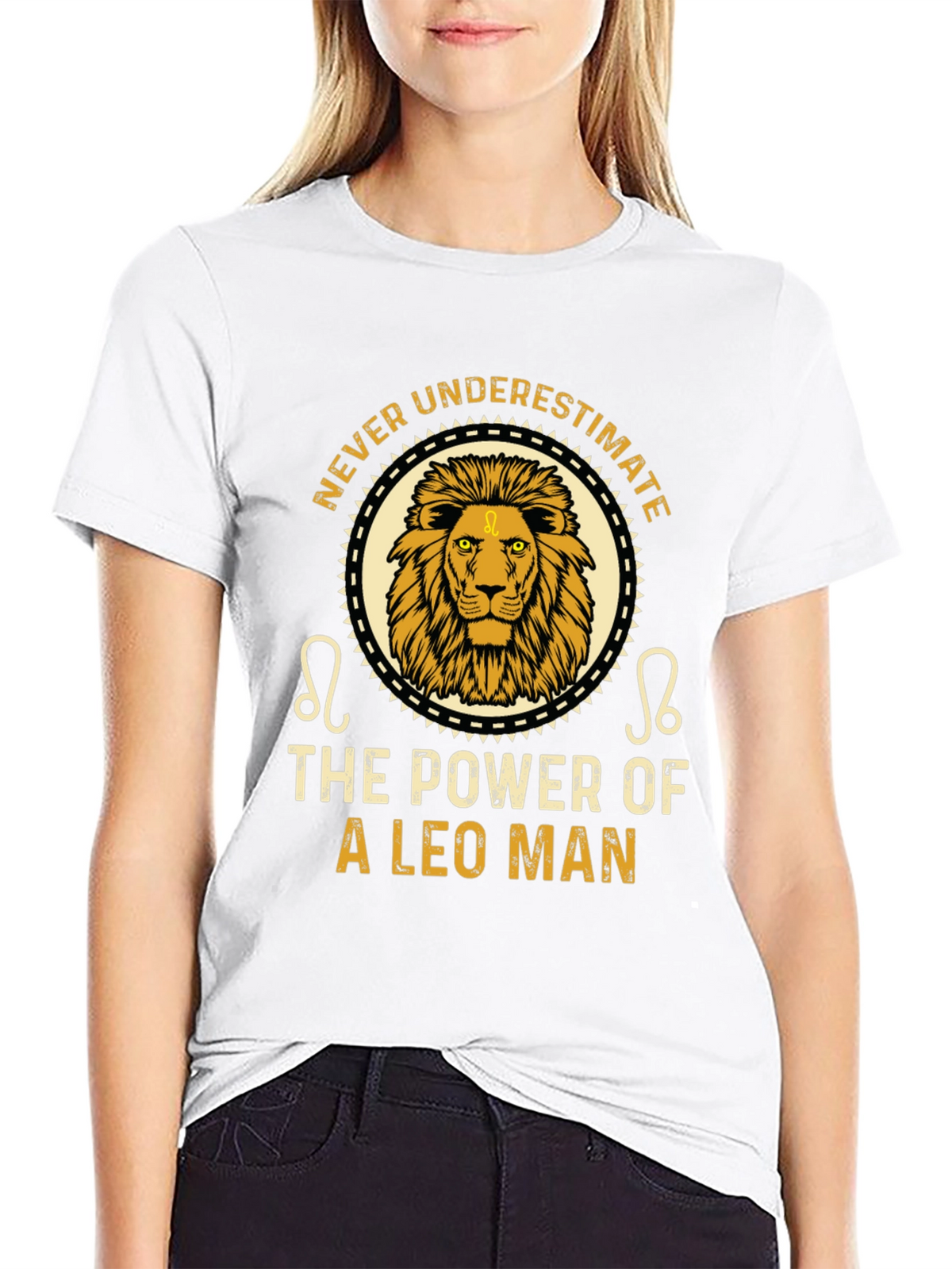 Leo Man Power T-Shirt - Zodiac Sign Tee
