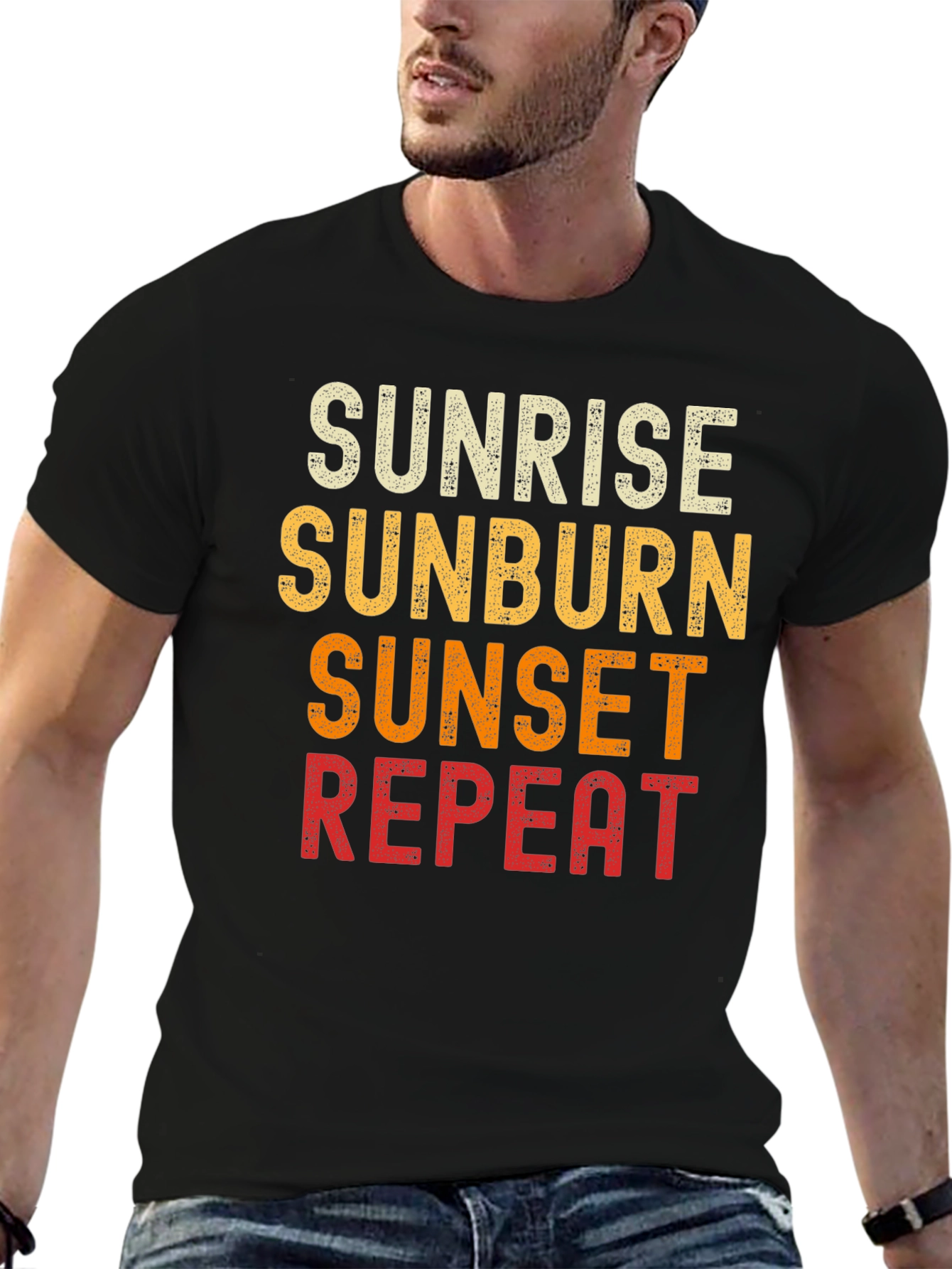 Sunrise Sunburn Sunset Repeat T-Shirt