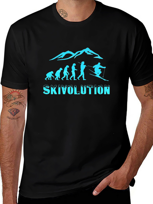 Ski Evolution T-Shirt - Skivolution Design