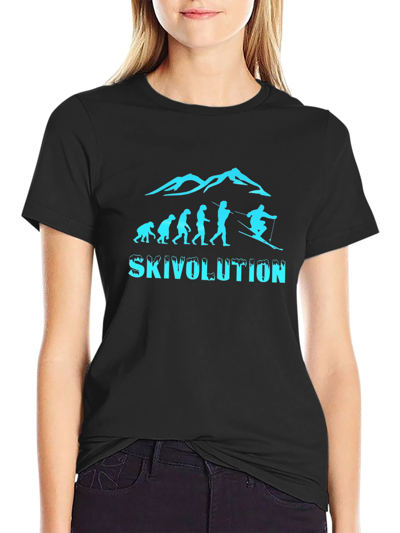 Ski Evolution T-Shirt - Skivolution Design