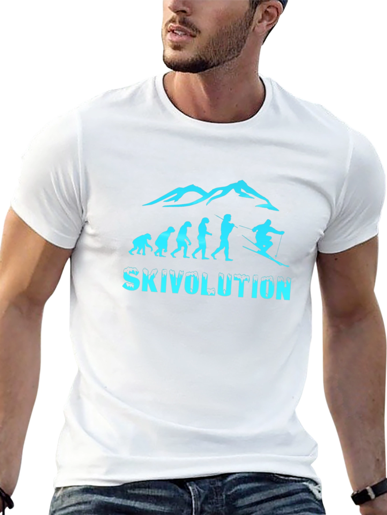 Ski Evolution T-Shirt - Skivolution Design