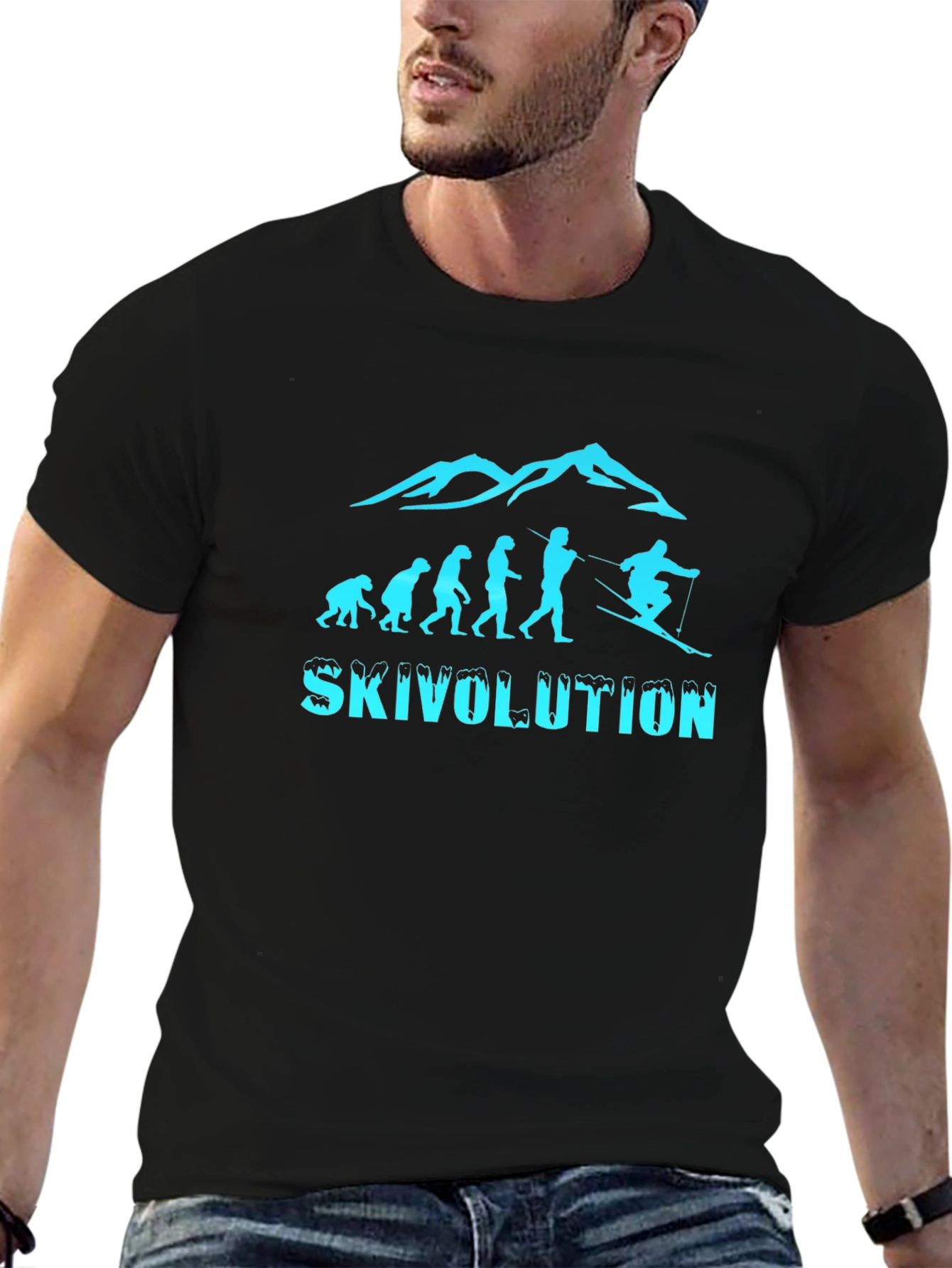 Ski Evolution T-Shirt - Skivolution Design