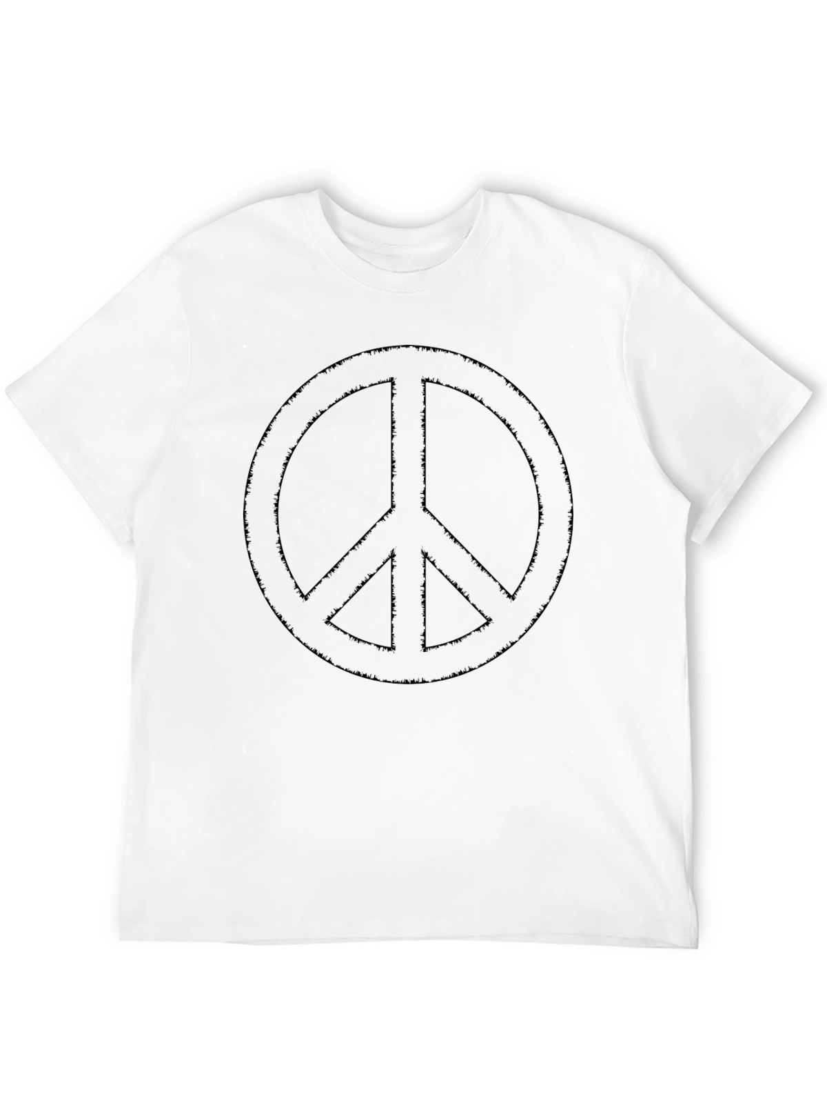 Peace Sign Graphic T-Shirt - Classic Comfort