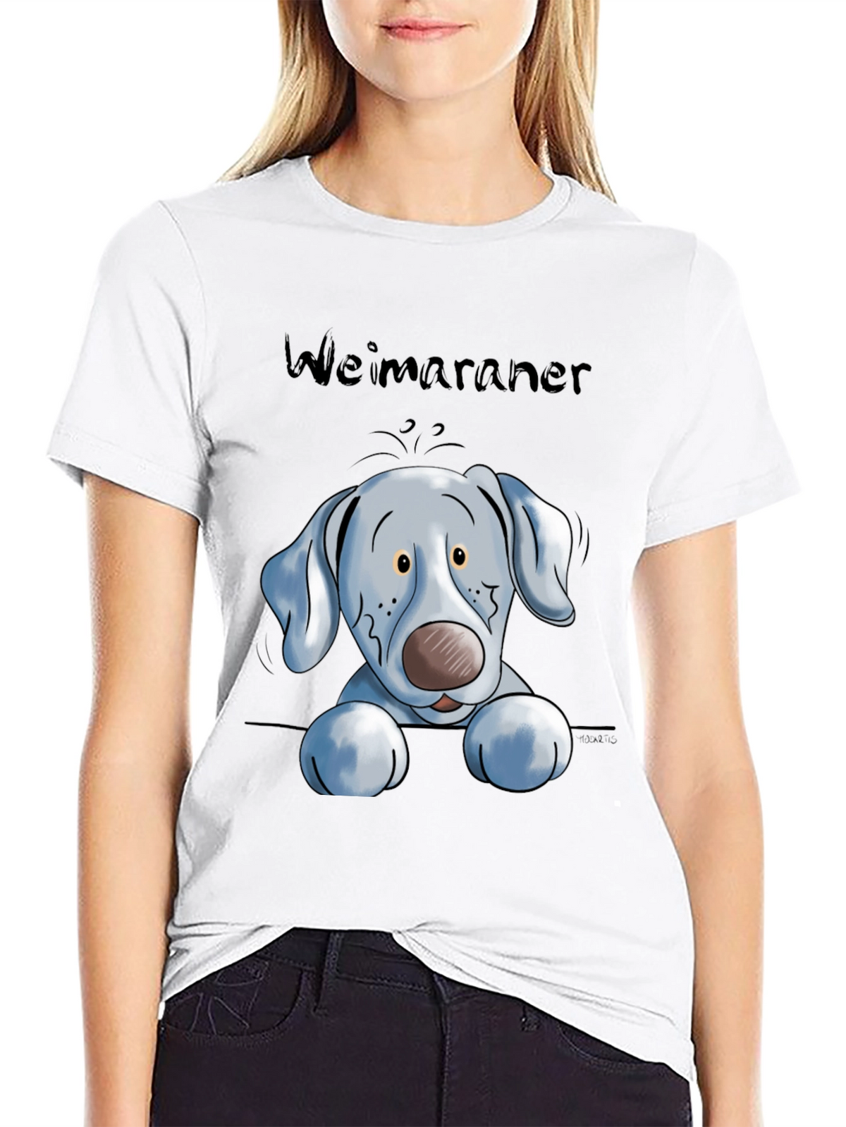 Weimaraner Dog Graphic Tee